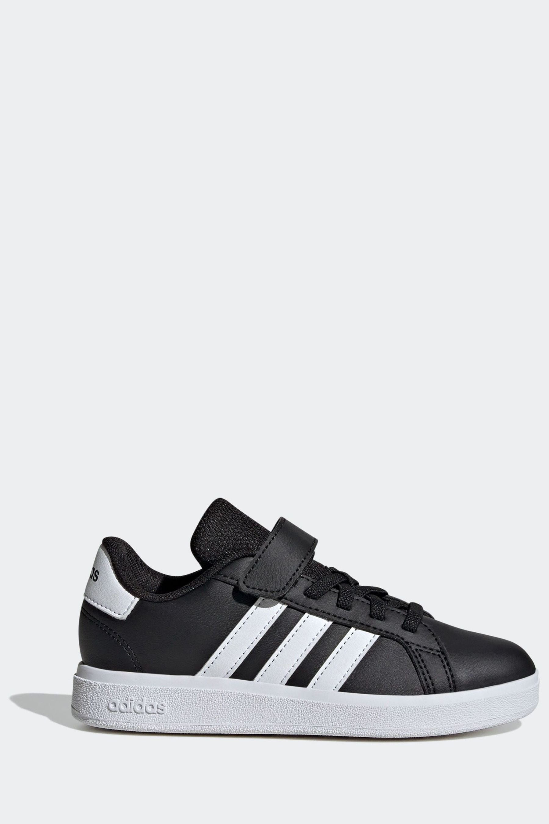 adidas Charcoal Black Grand Court 2.0 Trainers