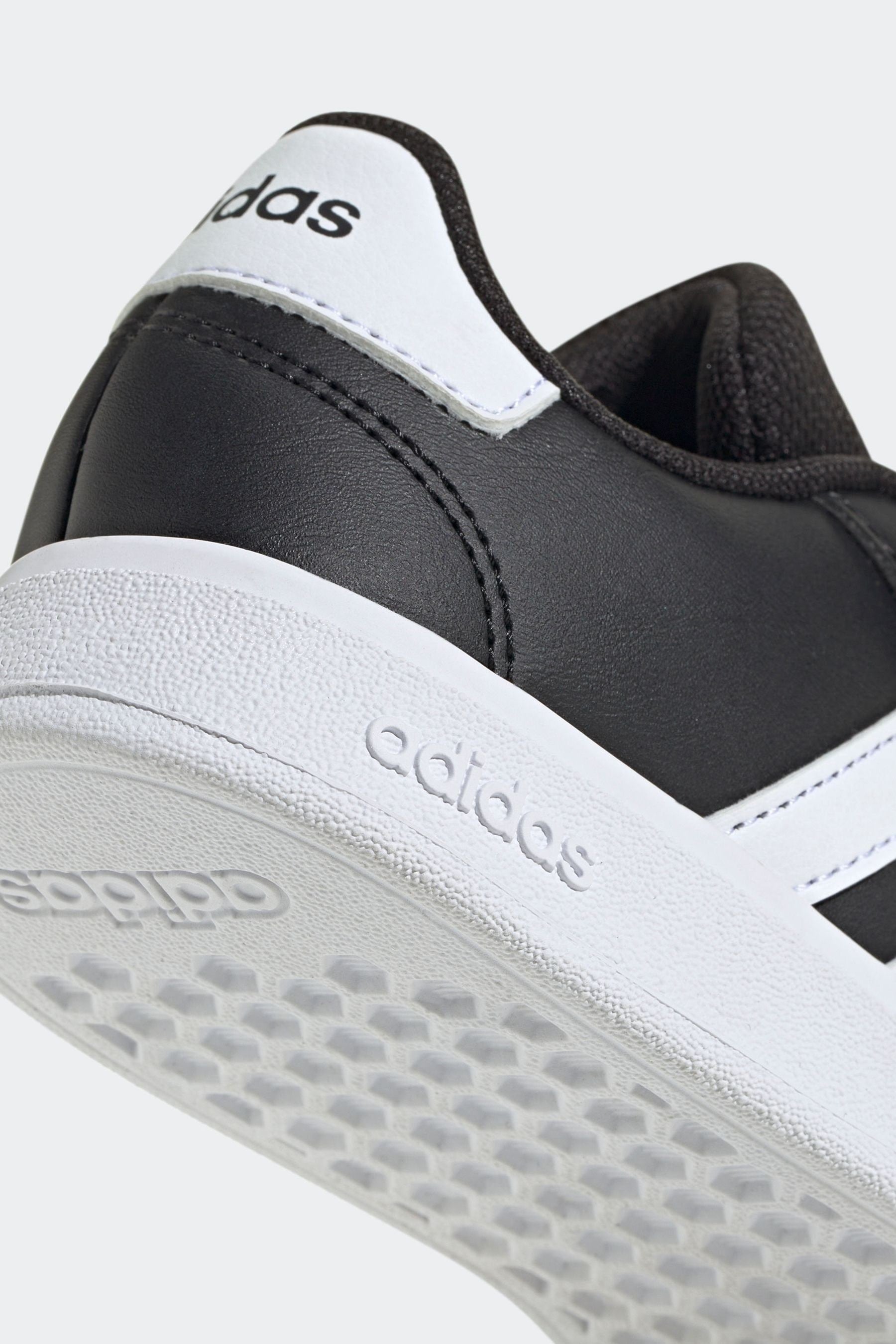 adidas Charcoal Black Grand Court 2.0 Trainers