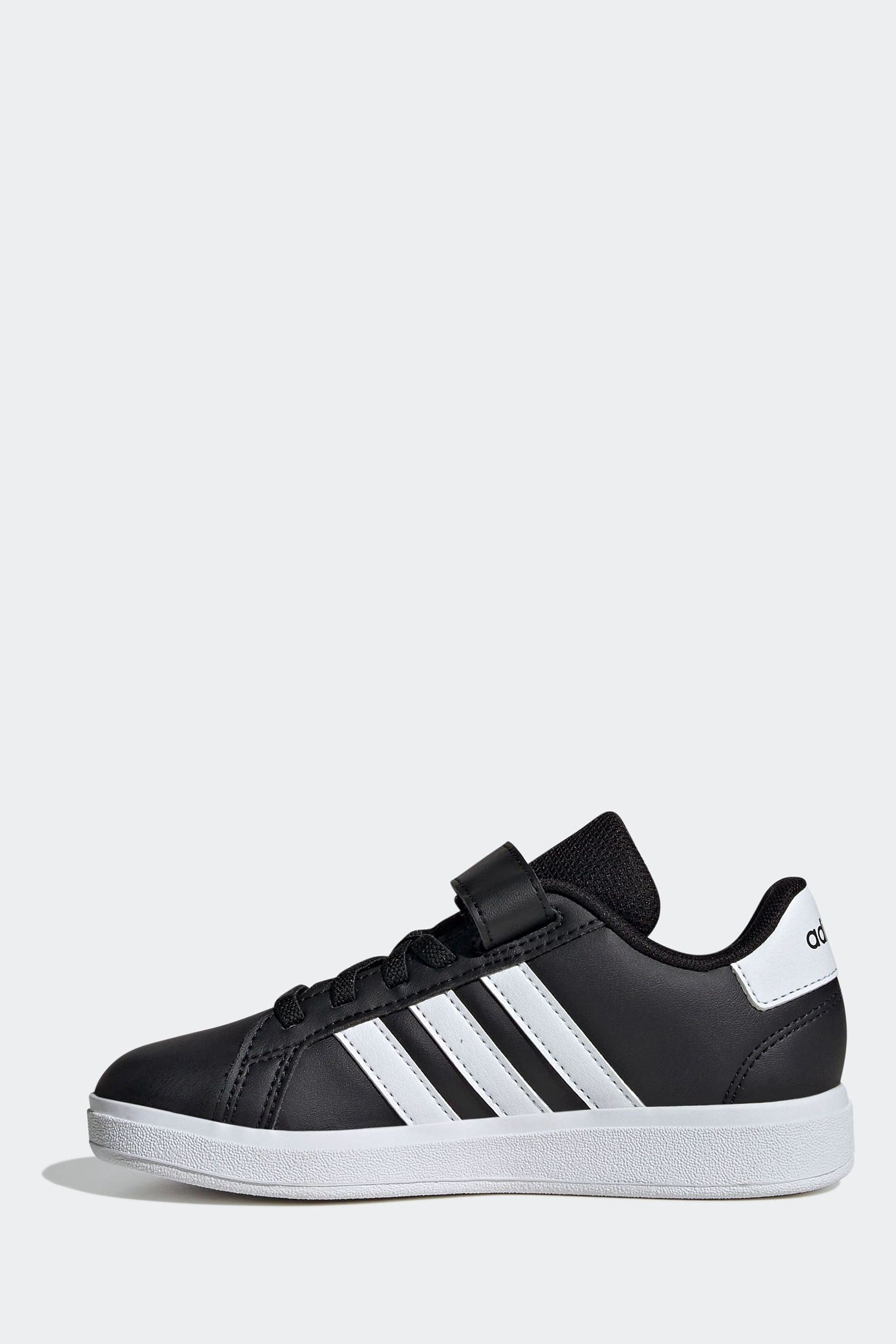 adidas Charcoal Black Grand Court 2.0 Trainers