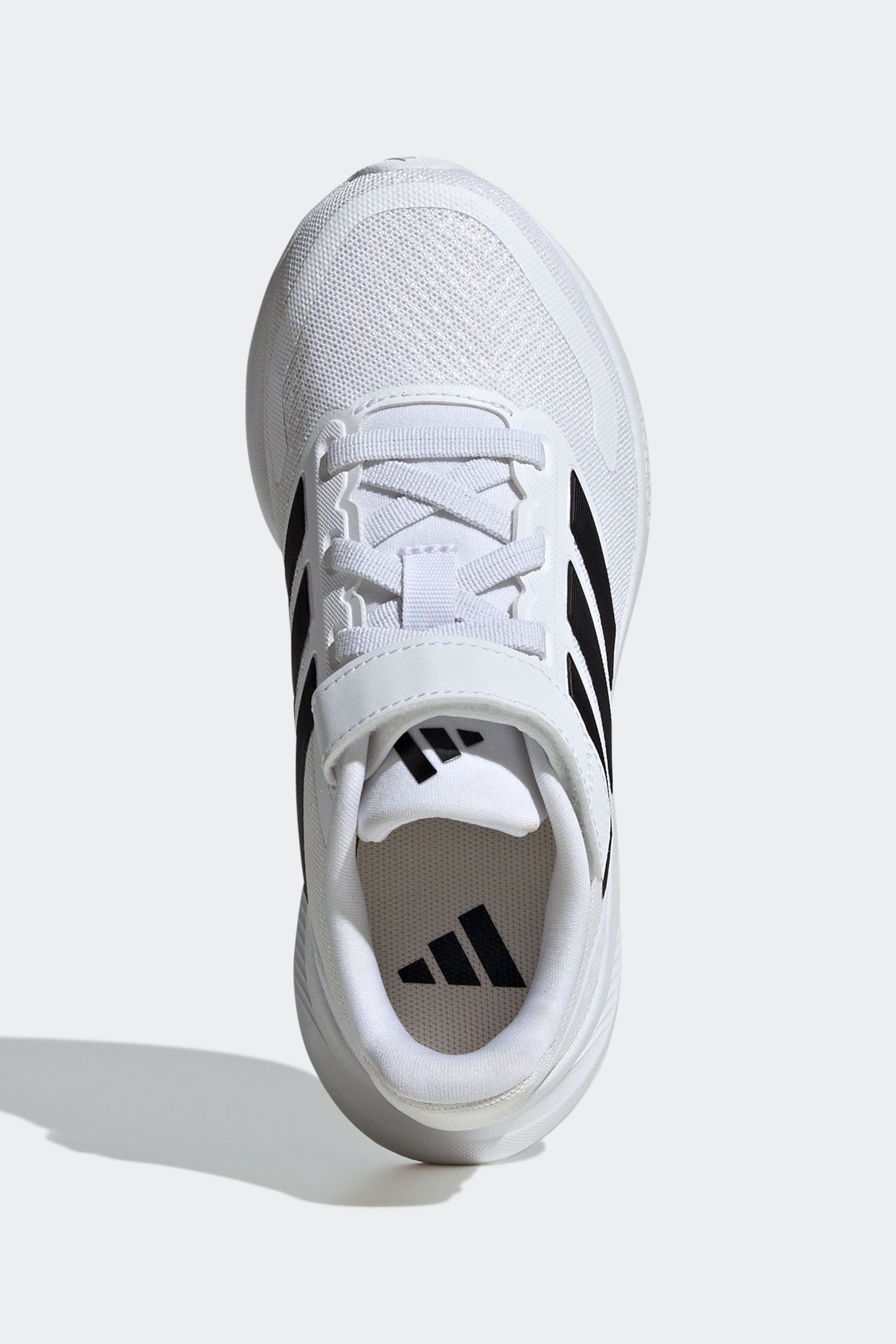 adidas White/Black Kids Runfalcon 5 Trainers