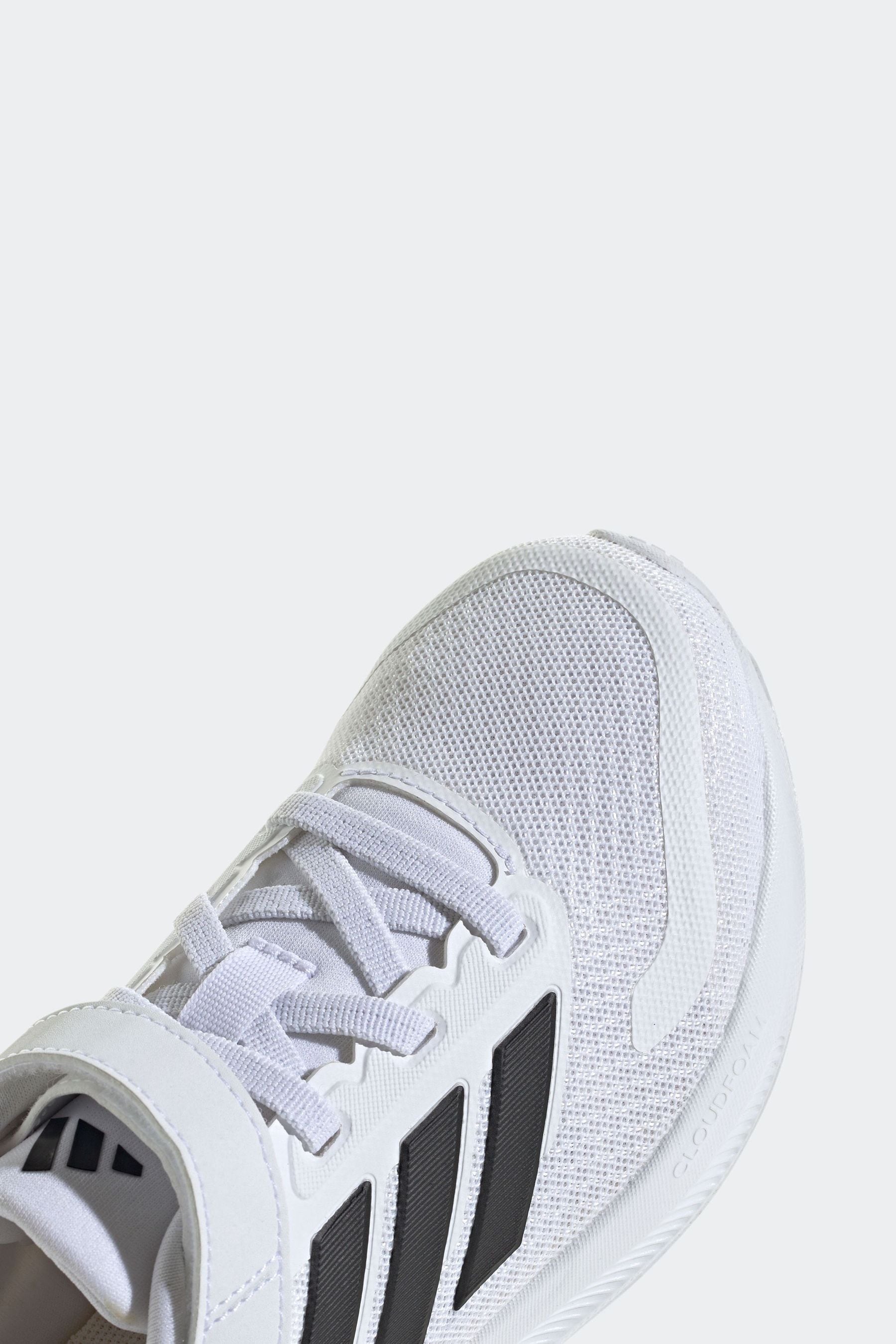 adidas White/Black Kids Runfalcon 5 Trainers