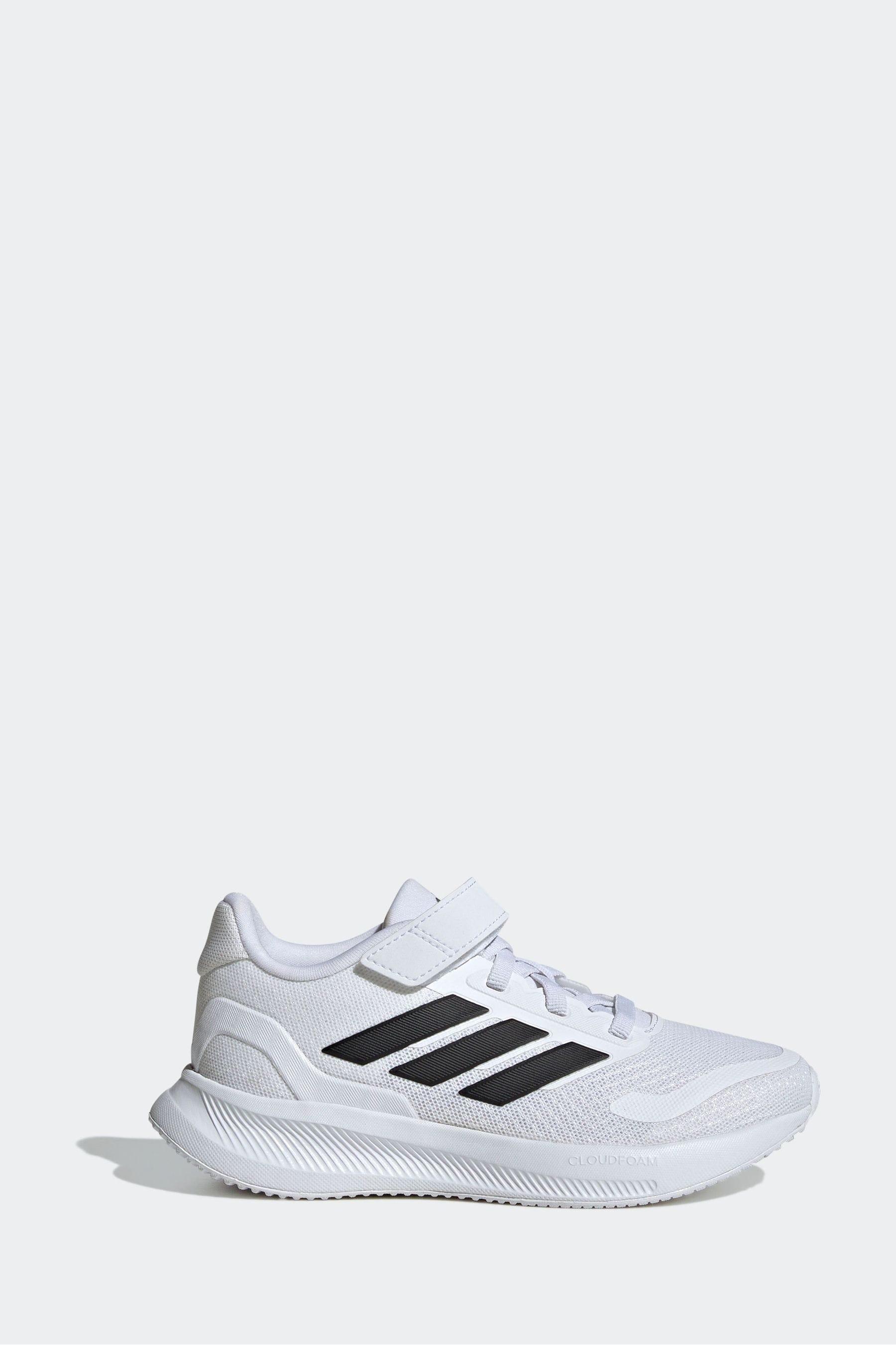 adidas White/Black Kids Runfalcon 5 Trainers