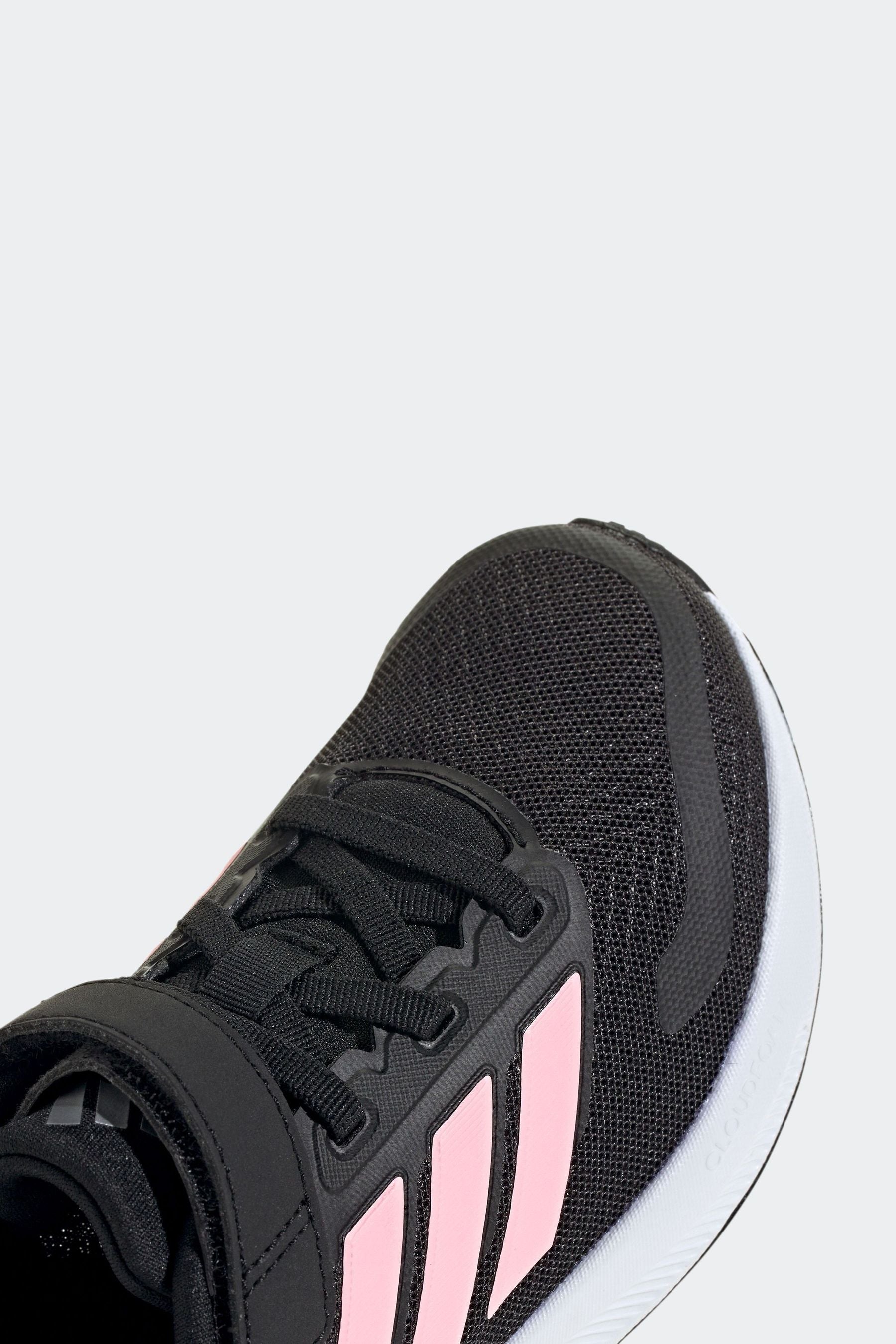 adidas Black/Pink Kids Runfalcon 5 Trainers