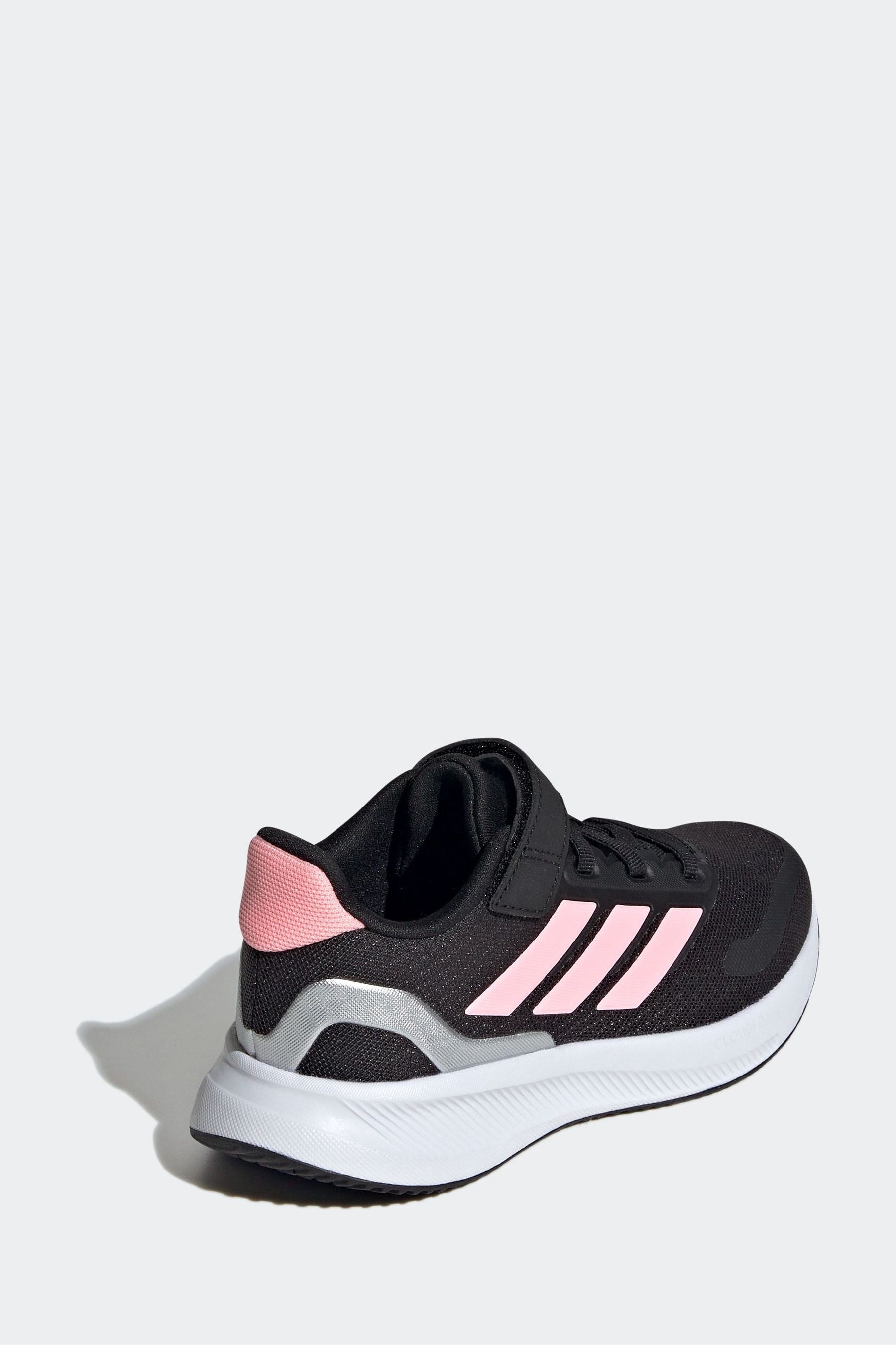 adidas Black/Pink Kids Runfalcon 5 Trainers