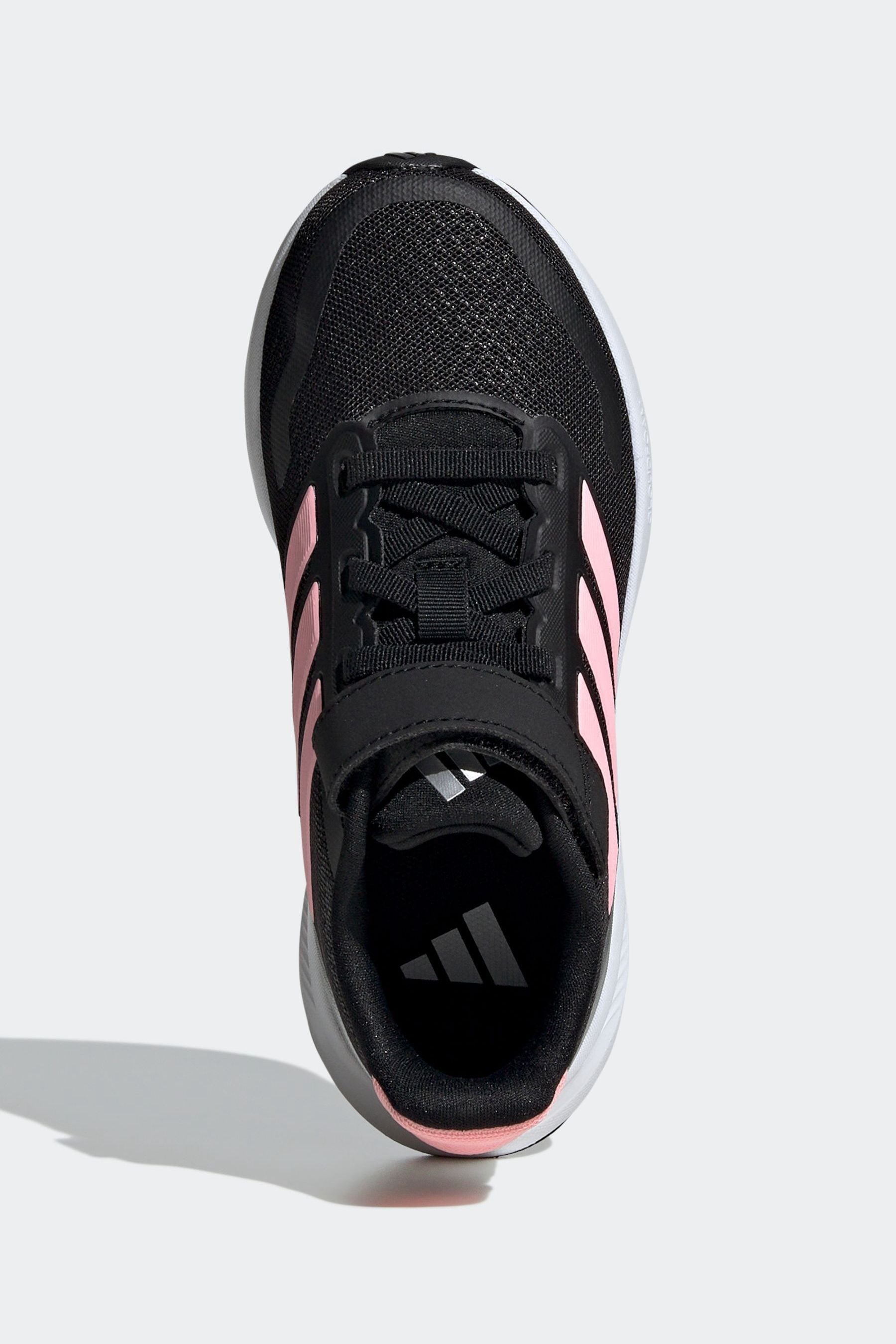 adidas Black/Pink Kids Runfalcon 5 Trainers