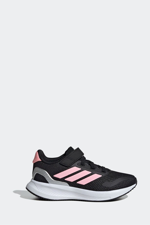 adidas Black/Pink Kids Runfalcon 5 Trainers