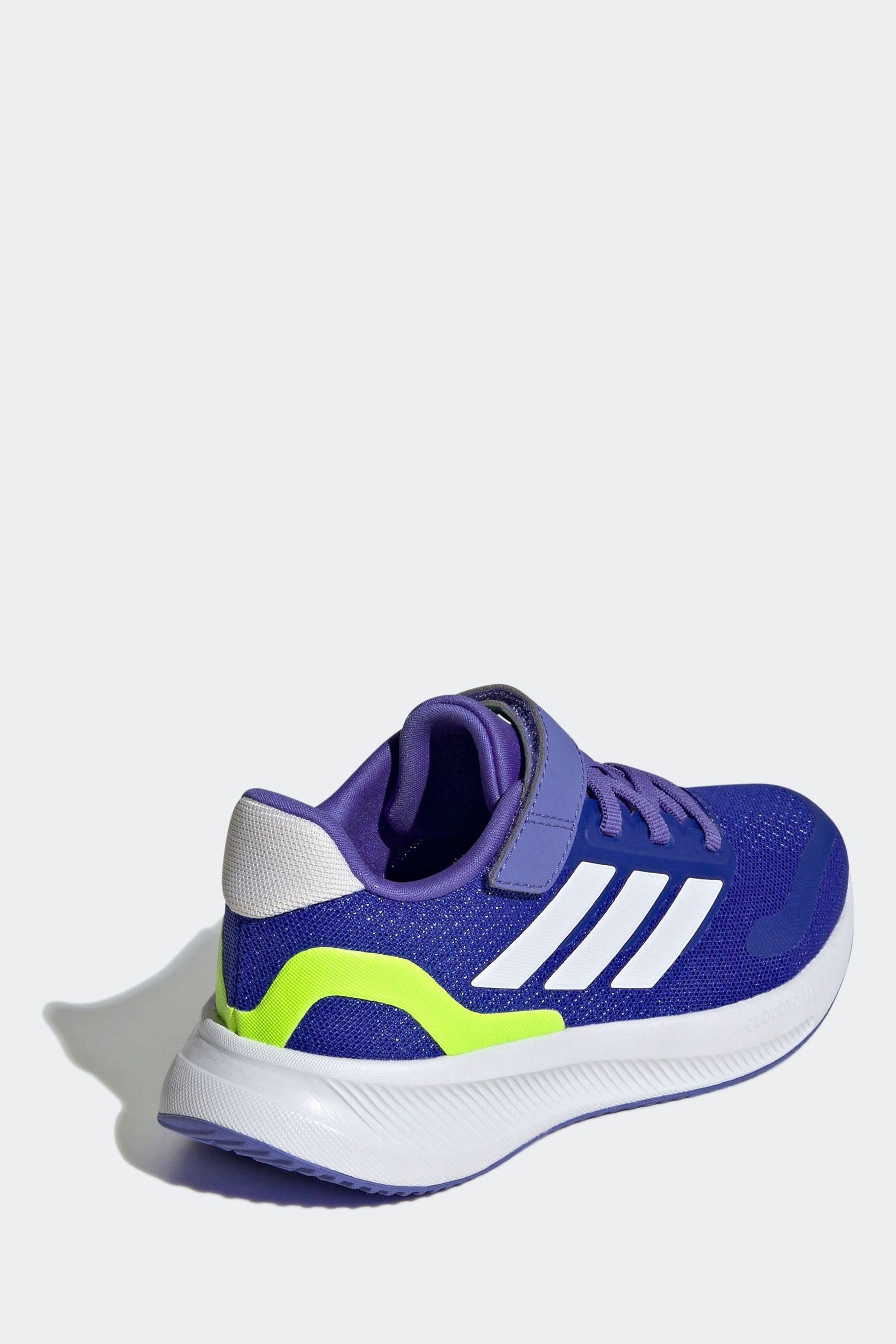 adidas Blue/White Kids Runfalcon 5 Trainers