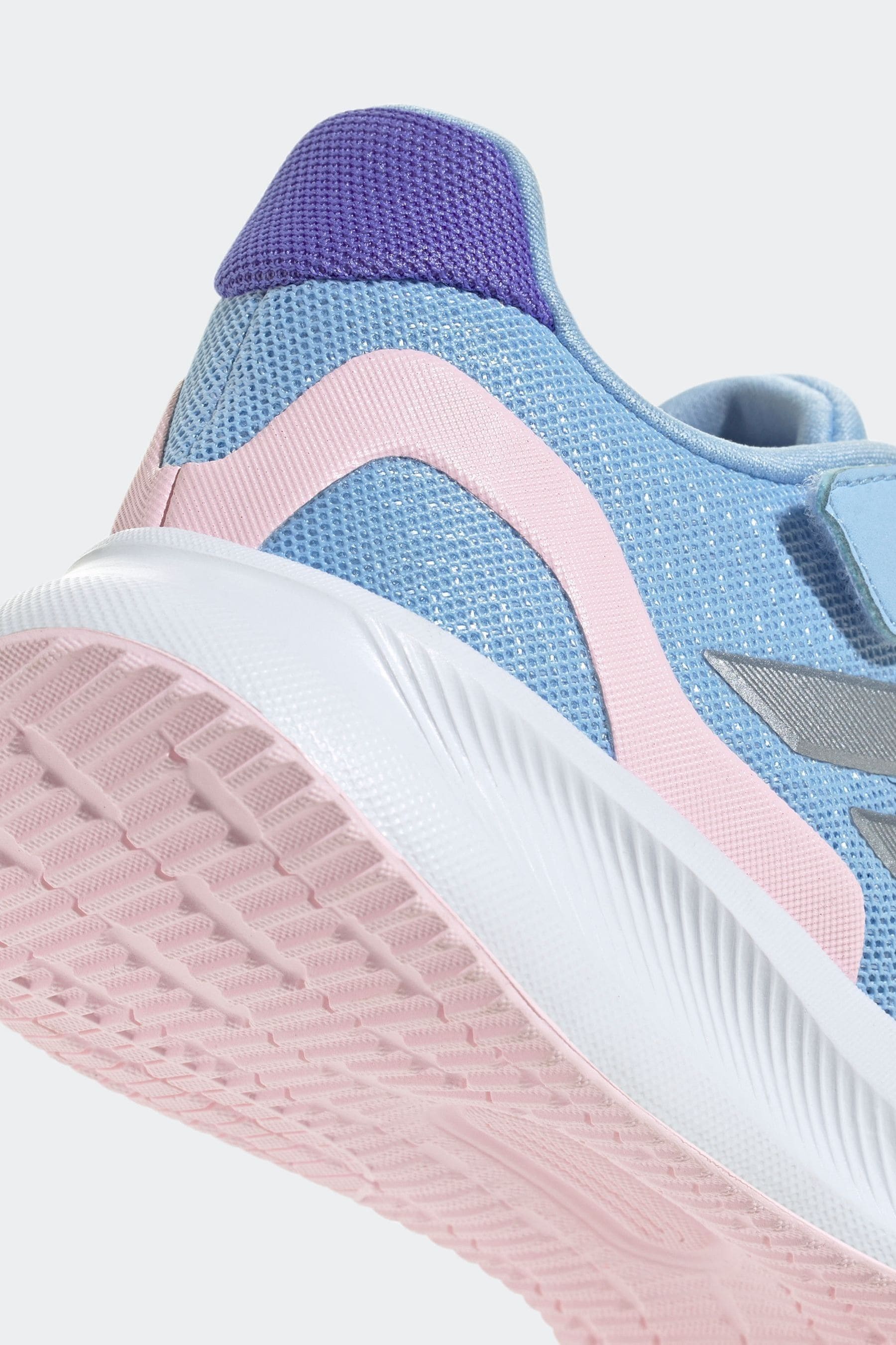 adidas Blue/Pink Kids Runfalcon 5 Trainers