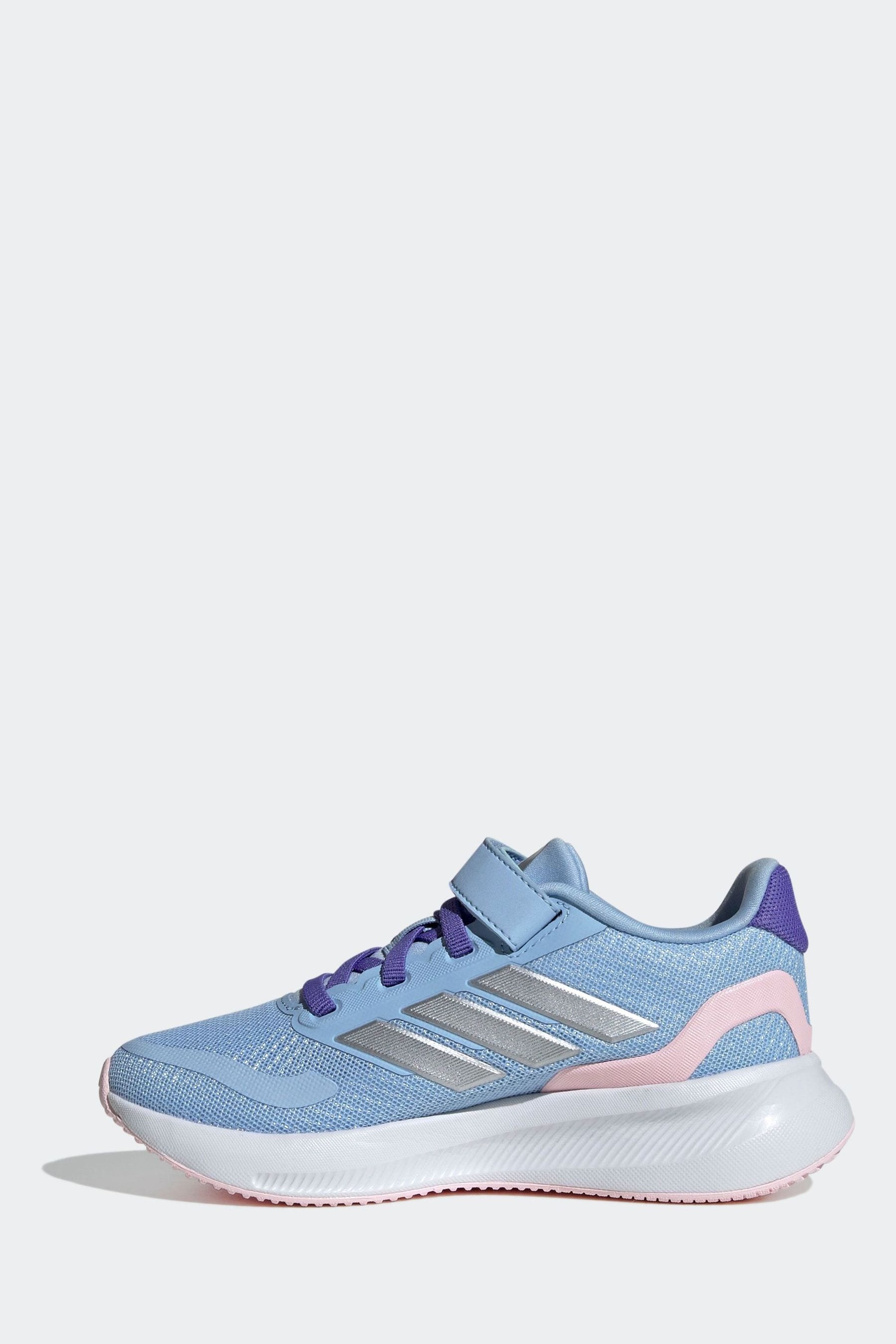 adidas Blue/Pink Kids Runfalcon 5 Trainers