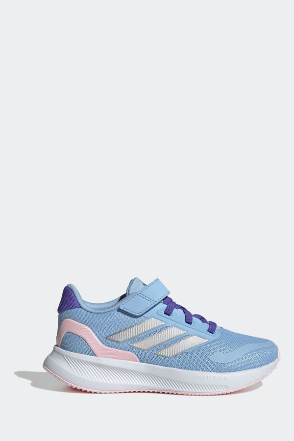 adidas Blue/Pink Kids Runfalcon 5 Trainers