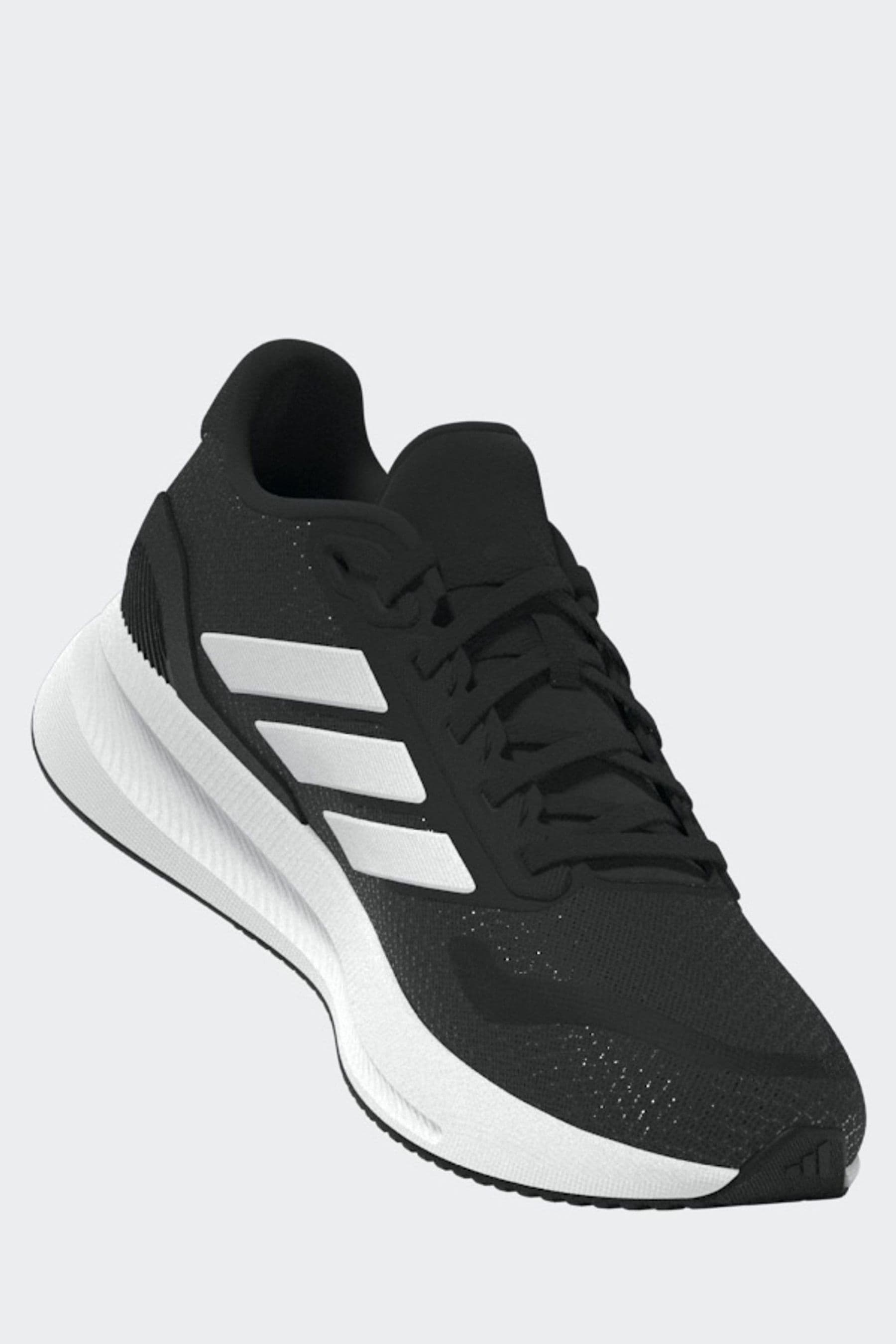 adidas Black/White Junior Runfalcon Trainers