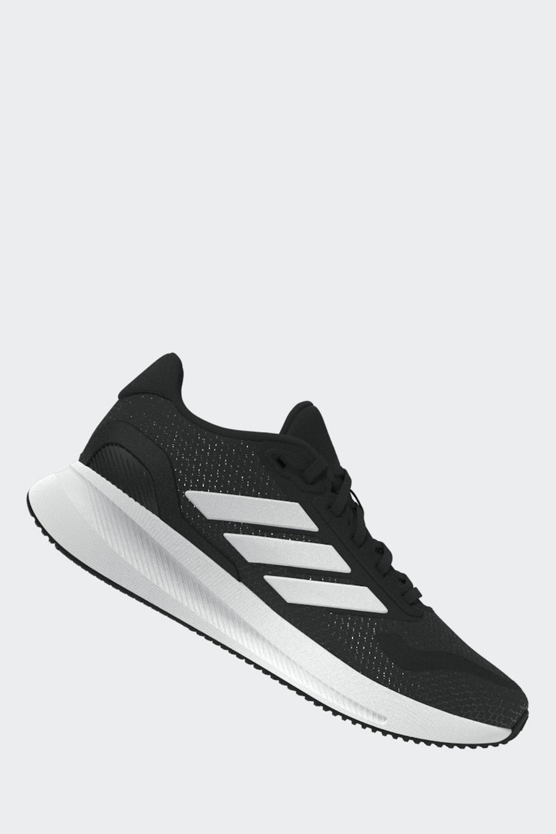 adidas Black/White Junior Runfalcon Trainers