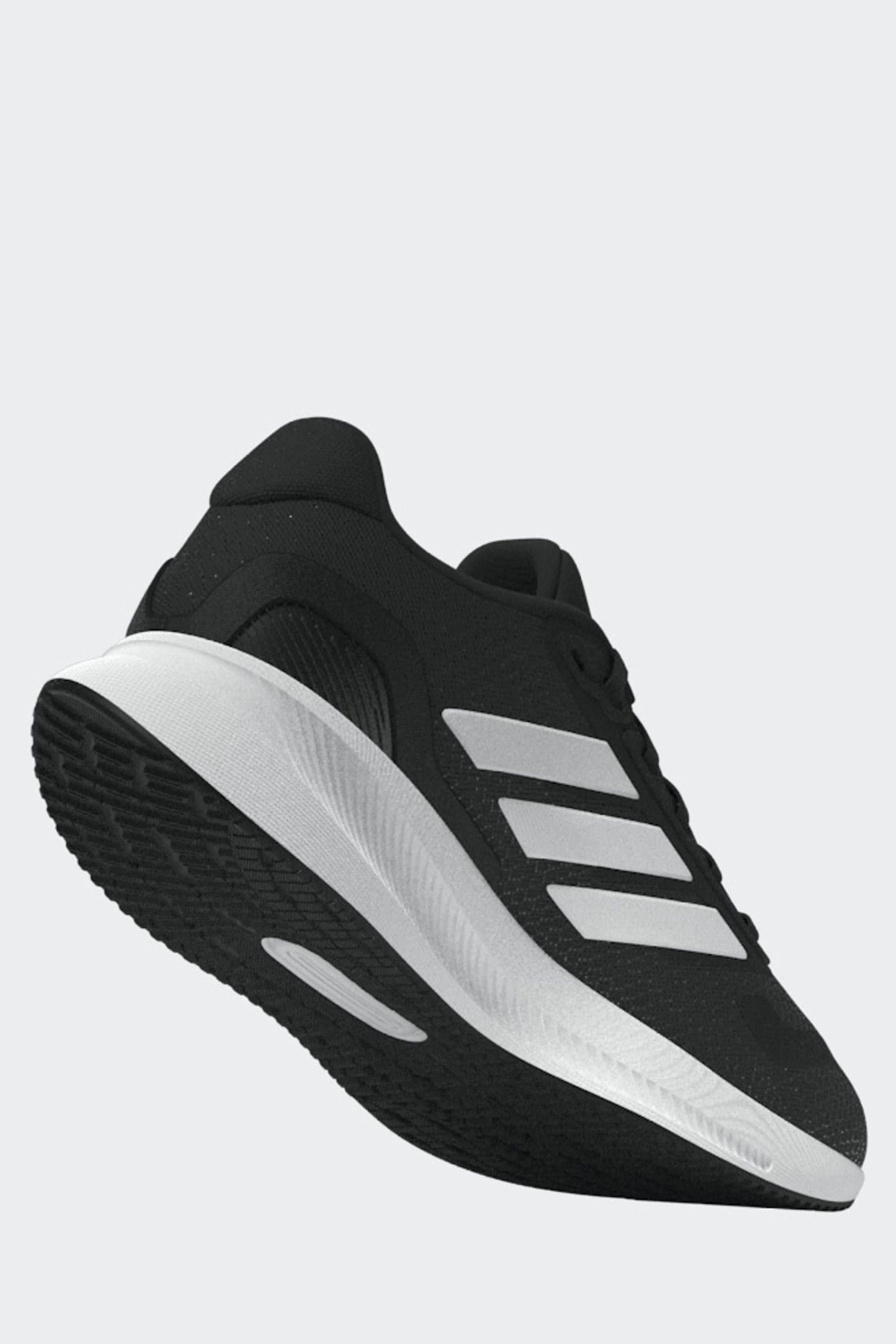 adidas Black/White Junior Runfalcon Trainers