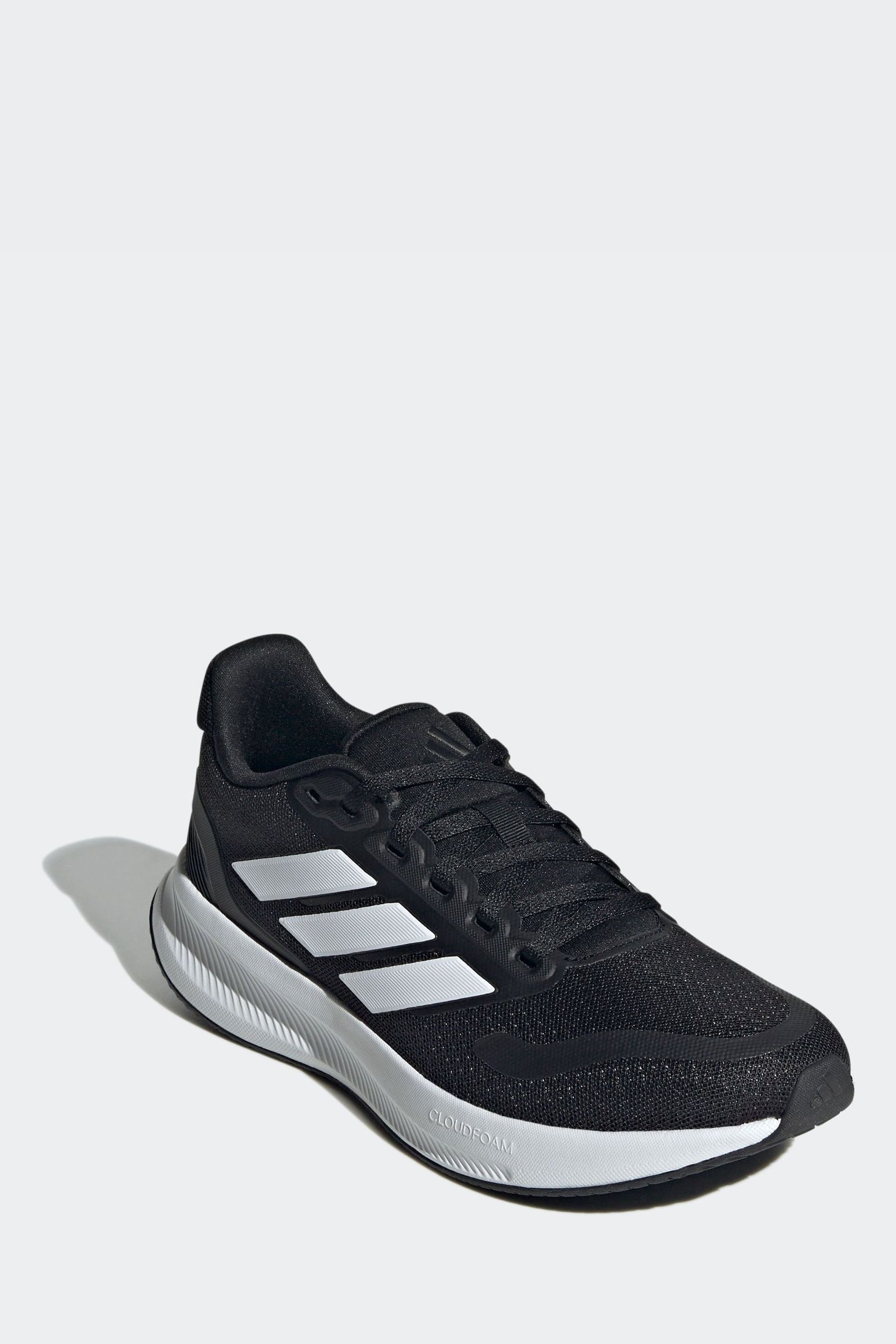 adidas Black/White Junior Runfalcon Trainers