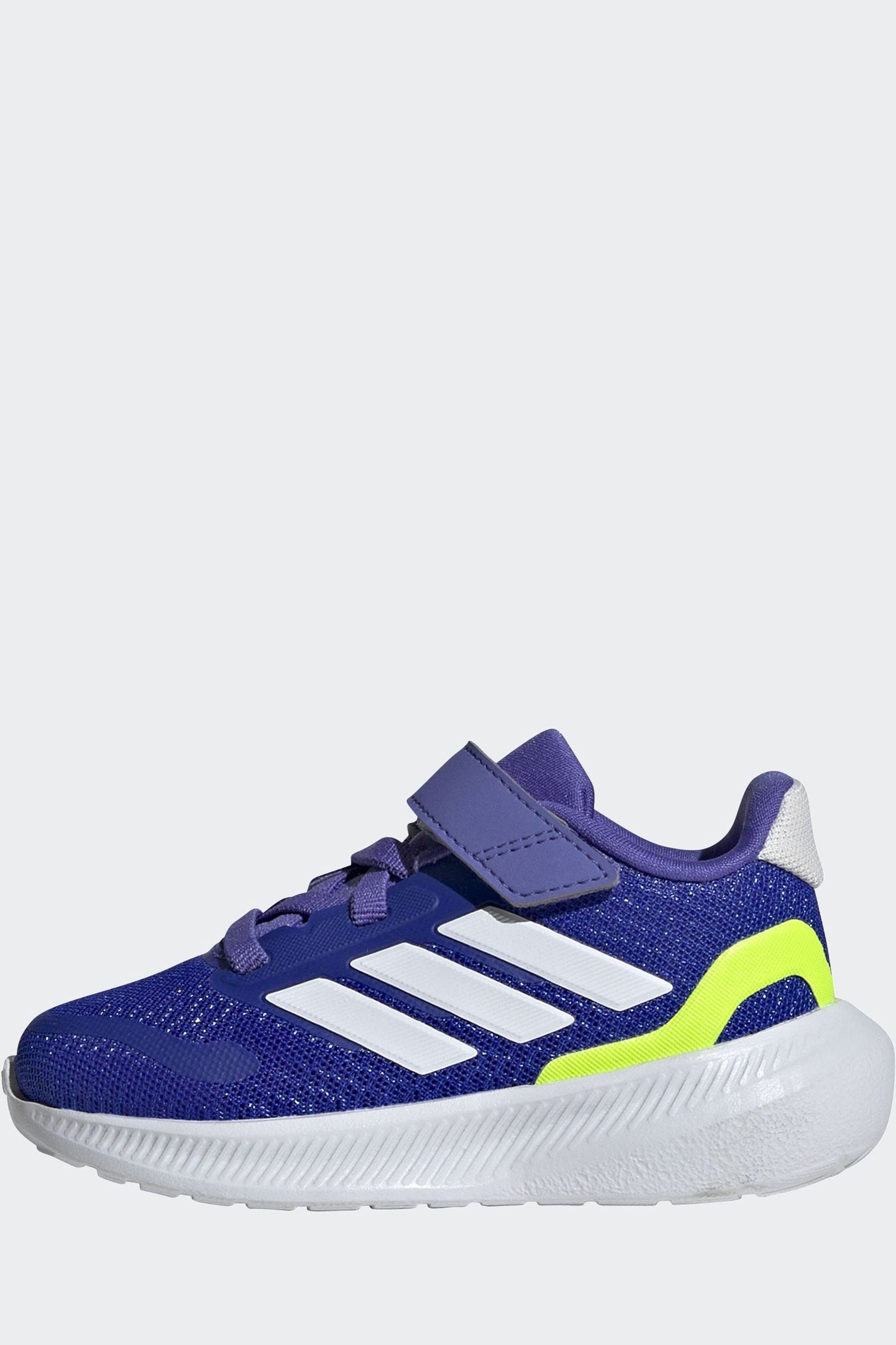 adidas Dark Blue Runfalcon 5 E L I Trainers