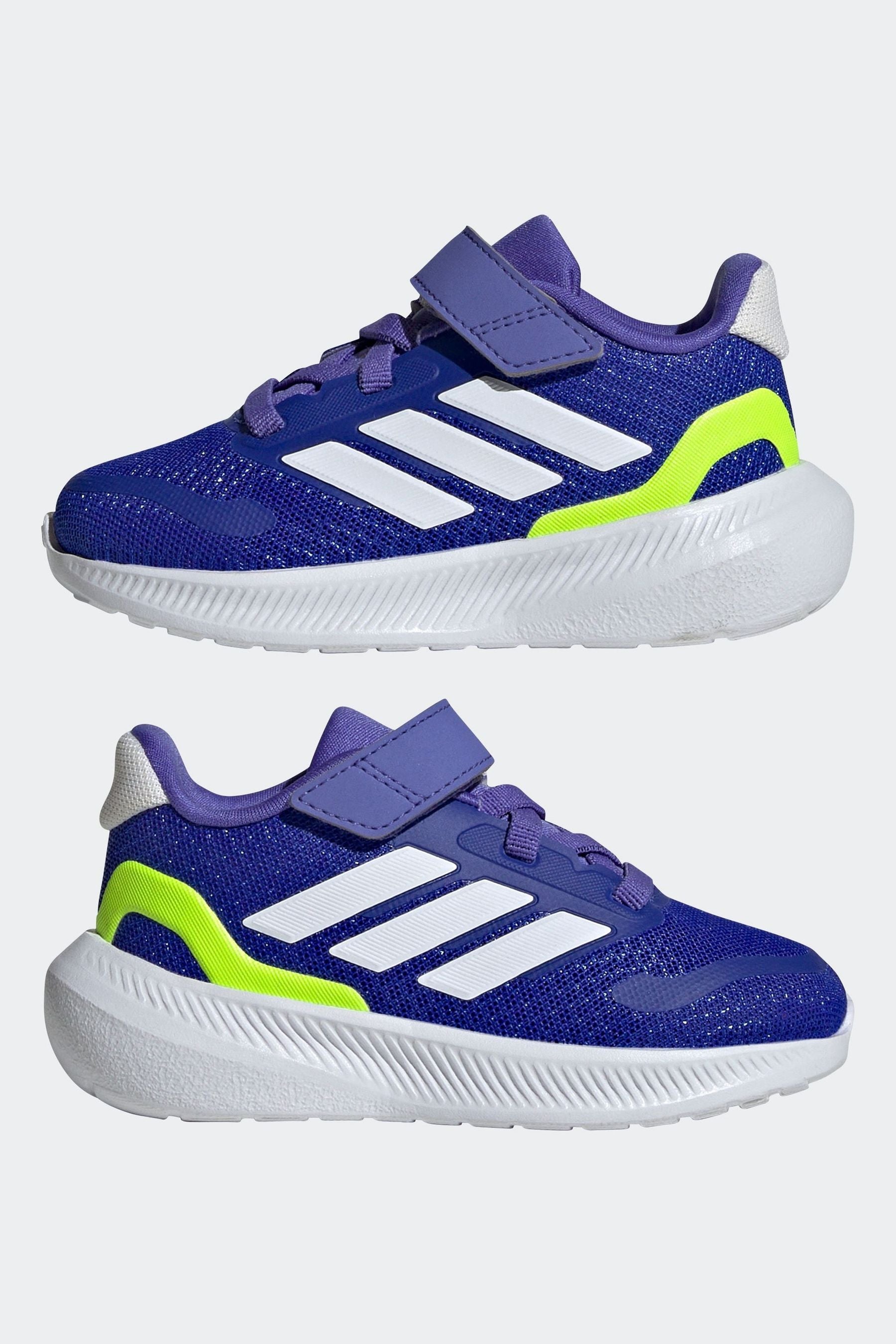 adidas Dark Blue Runfalcon 5 E L I Trainers