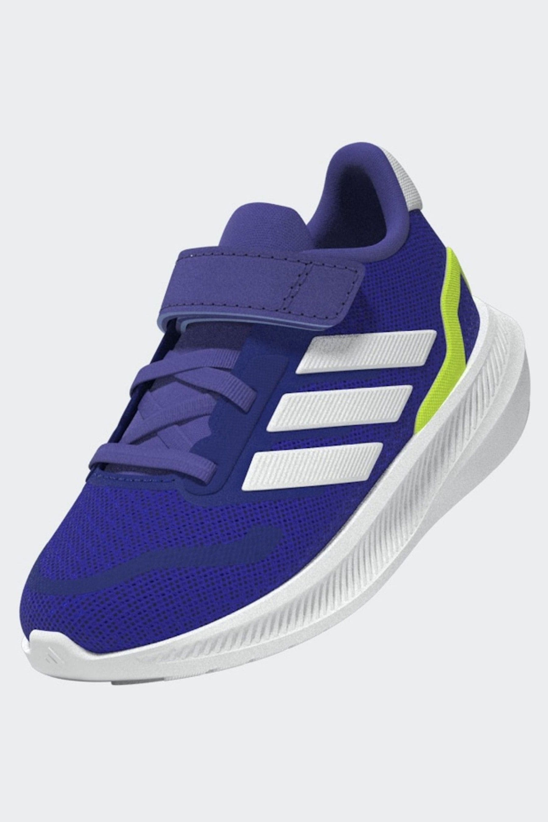 adidas Dark Blue Runfalcon 5 E L I Trainers