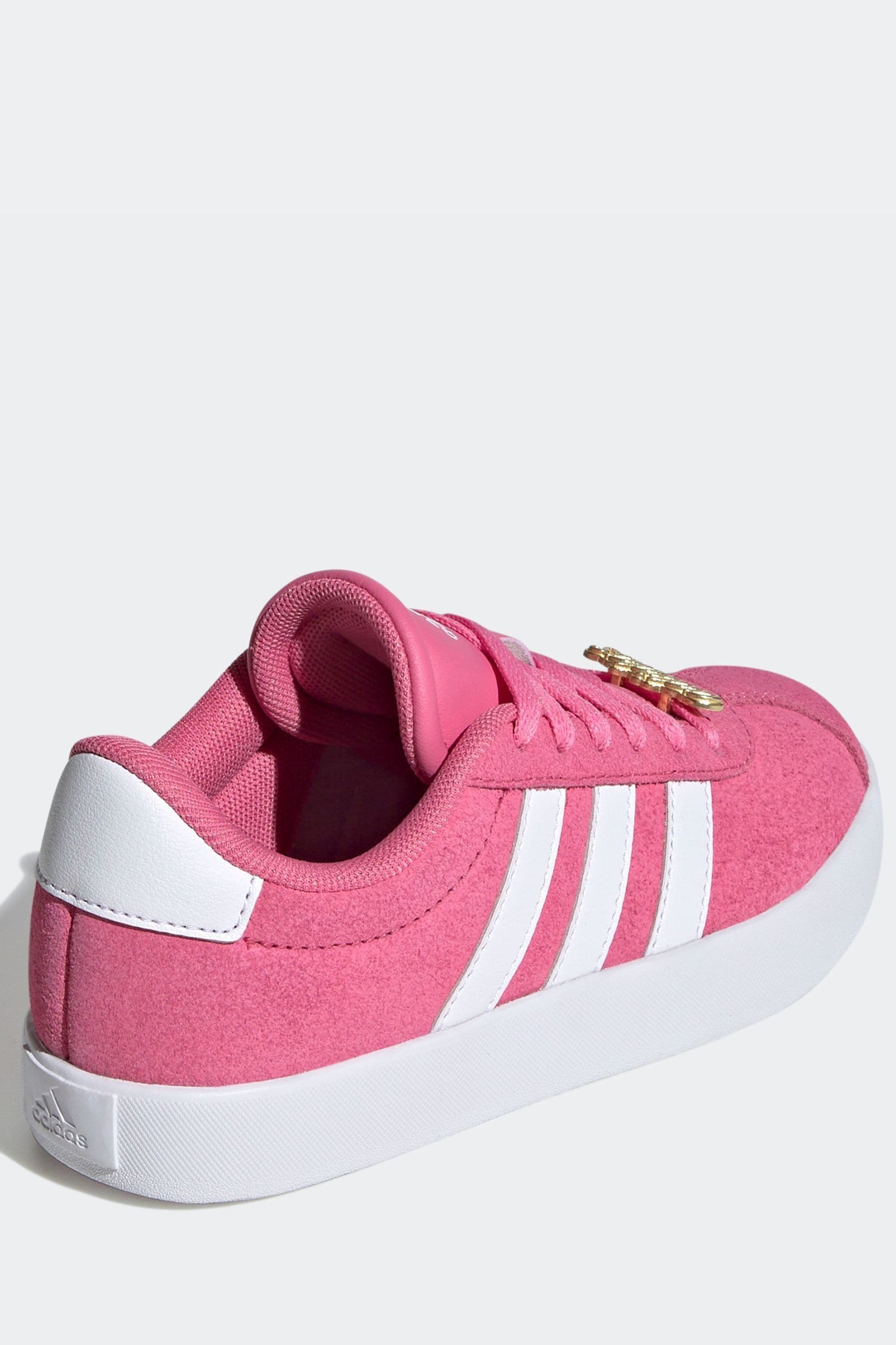 adidas Pink Junior Sportswear VL Court Trainers