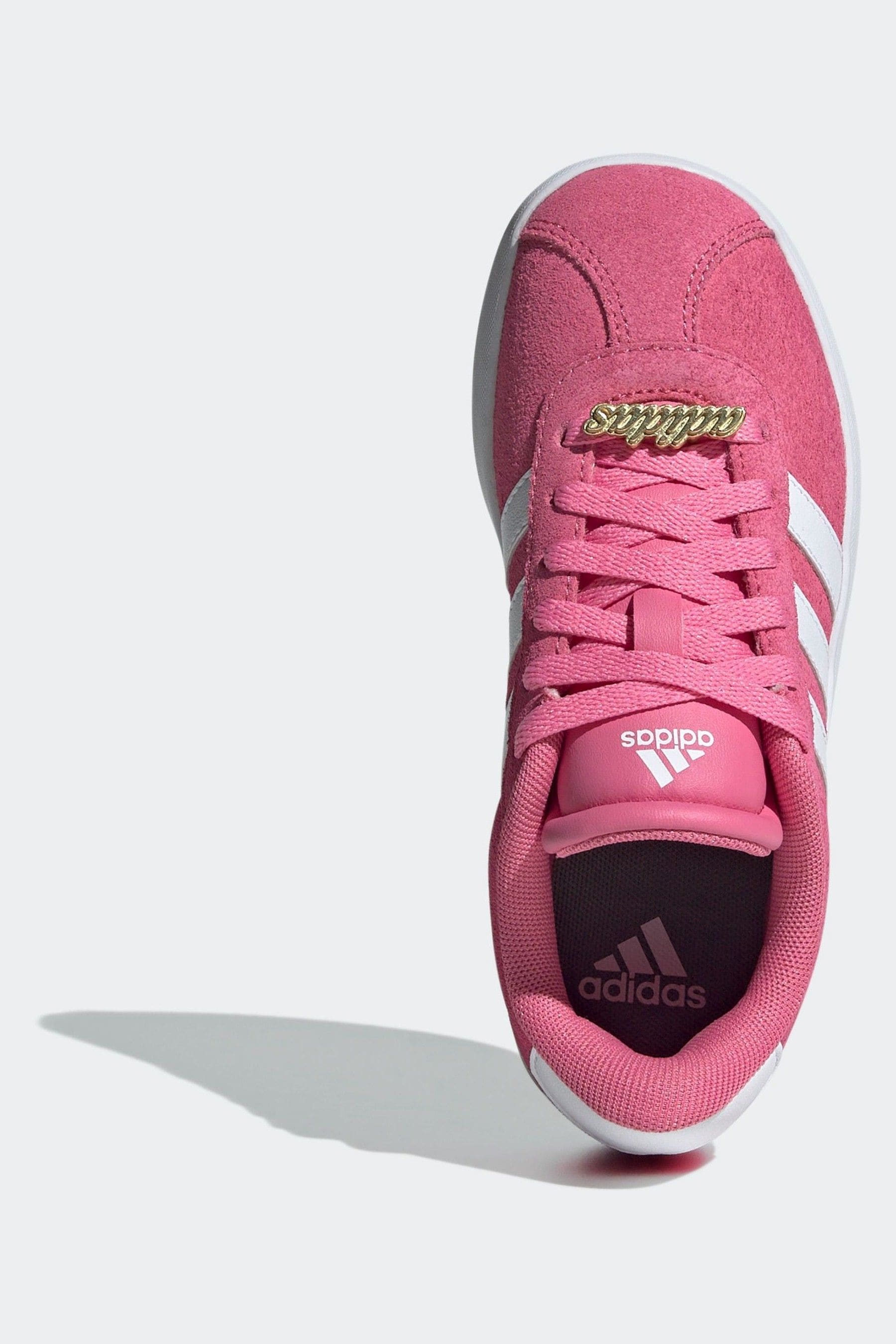 adidas Pink Junior Sportswear VL Court Trainers