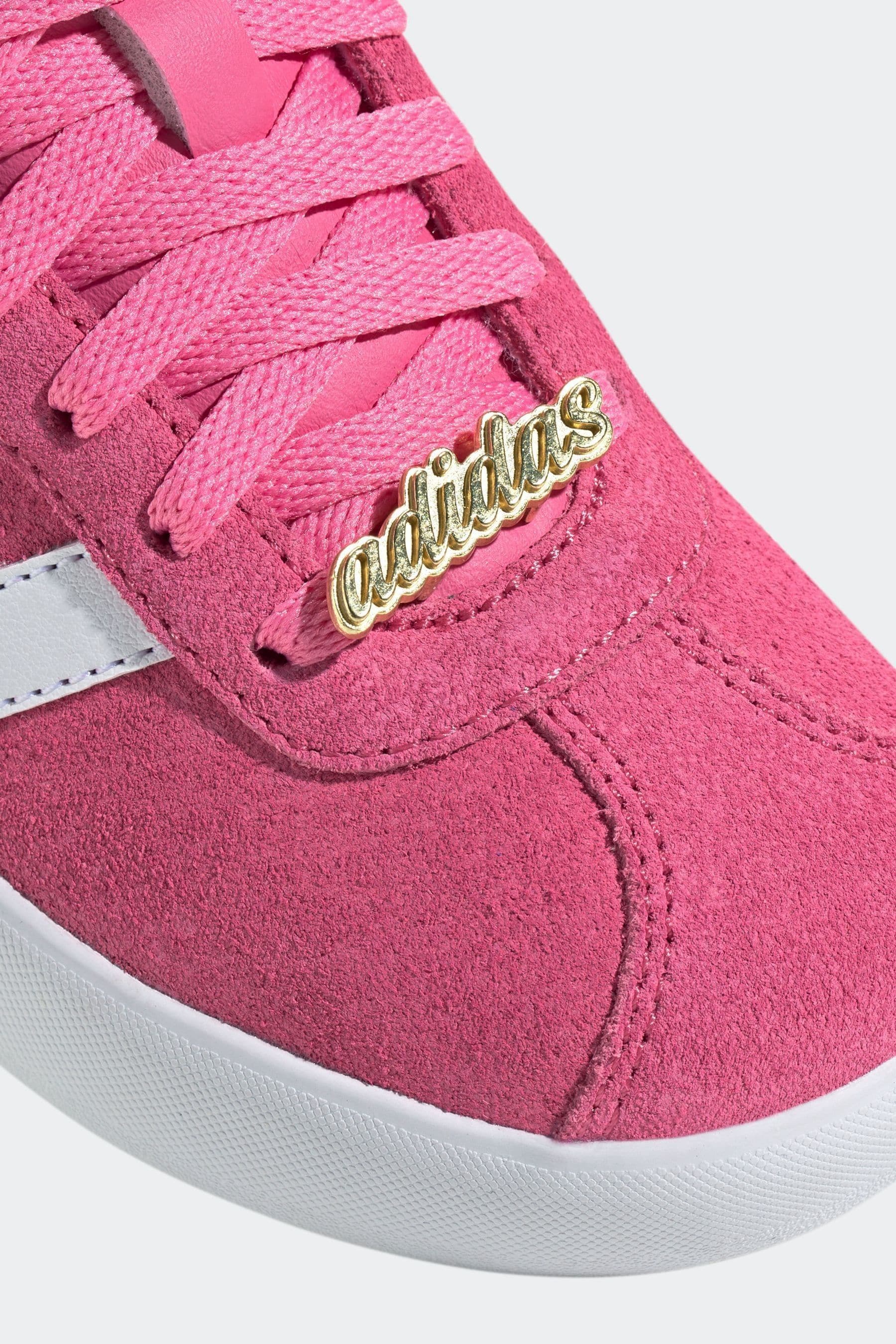 adidas Pink Junior Sportswear VL Court Trainers