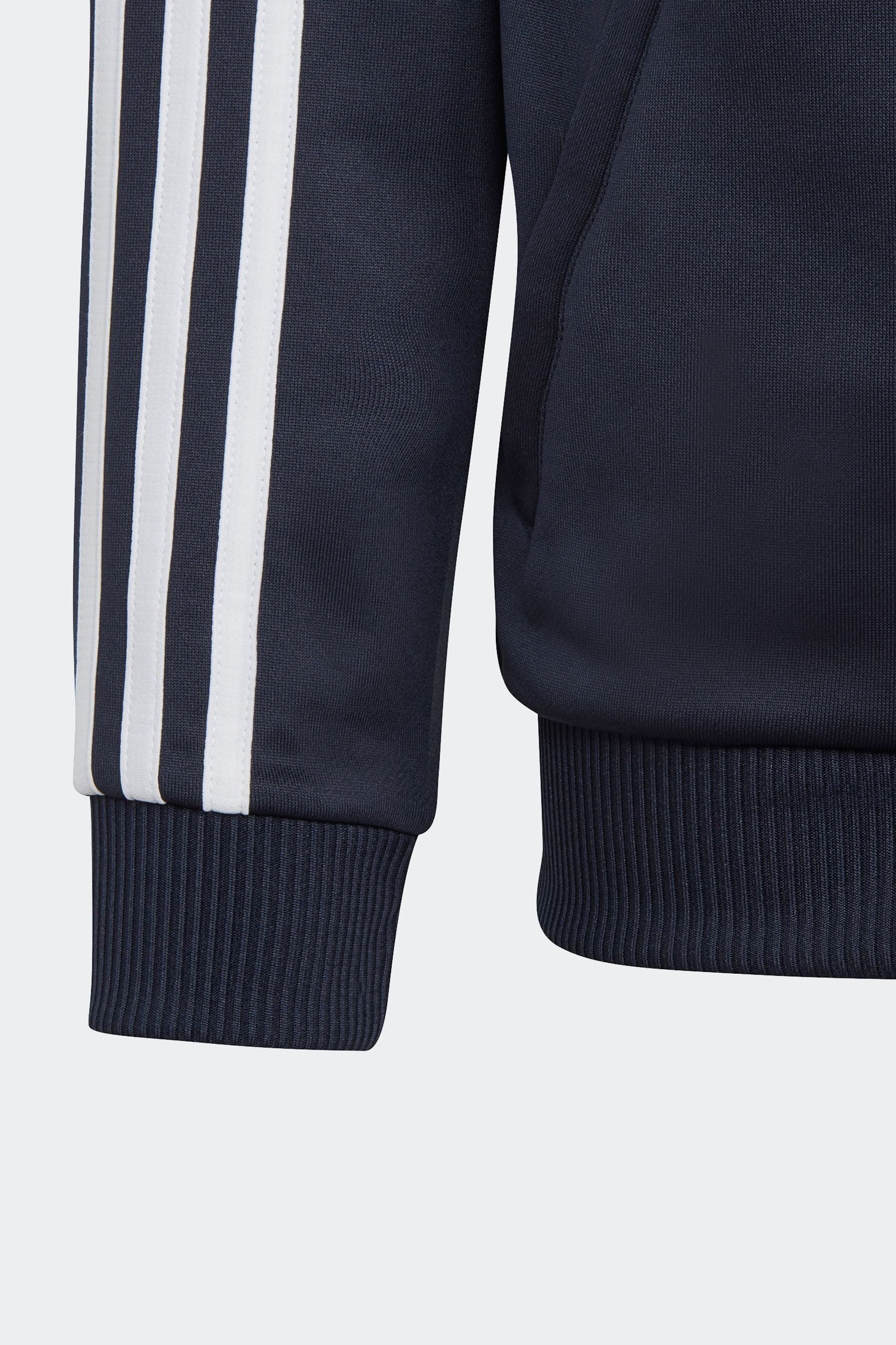 adidas Navy Train Essentials AEROREADY 3-Stripes Regular-Fit Full-Zip Jacket