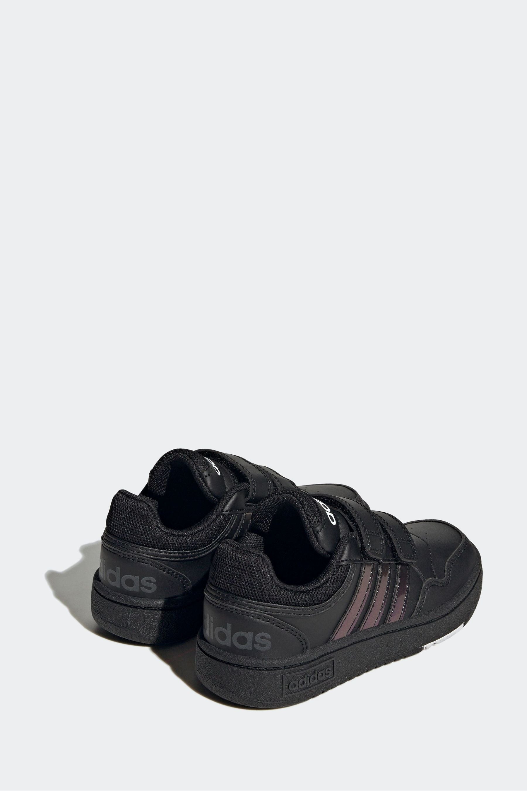 adidas Black Hoops Hook and Loop Trainers