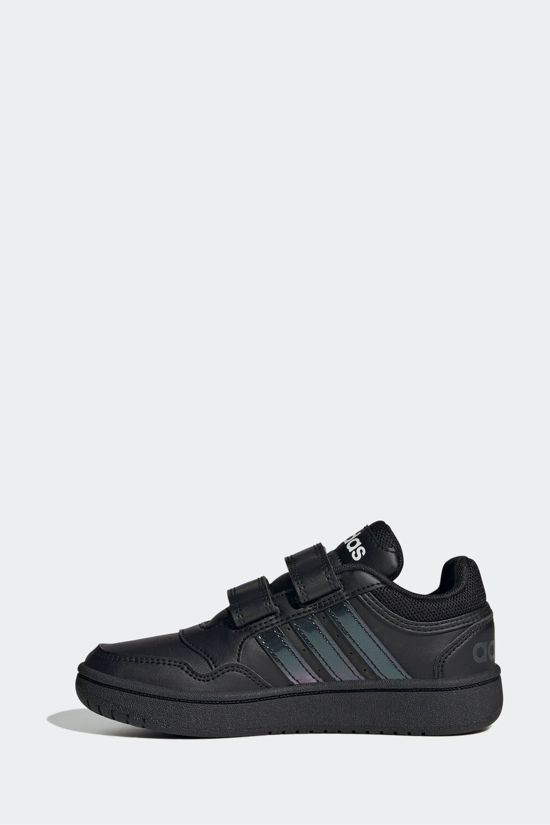 adidas Black Hoops Hook and Loop Trainers