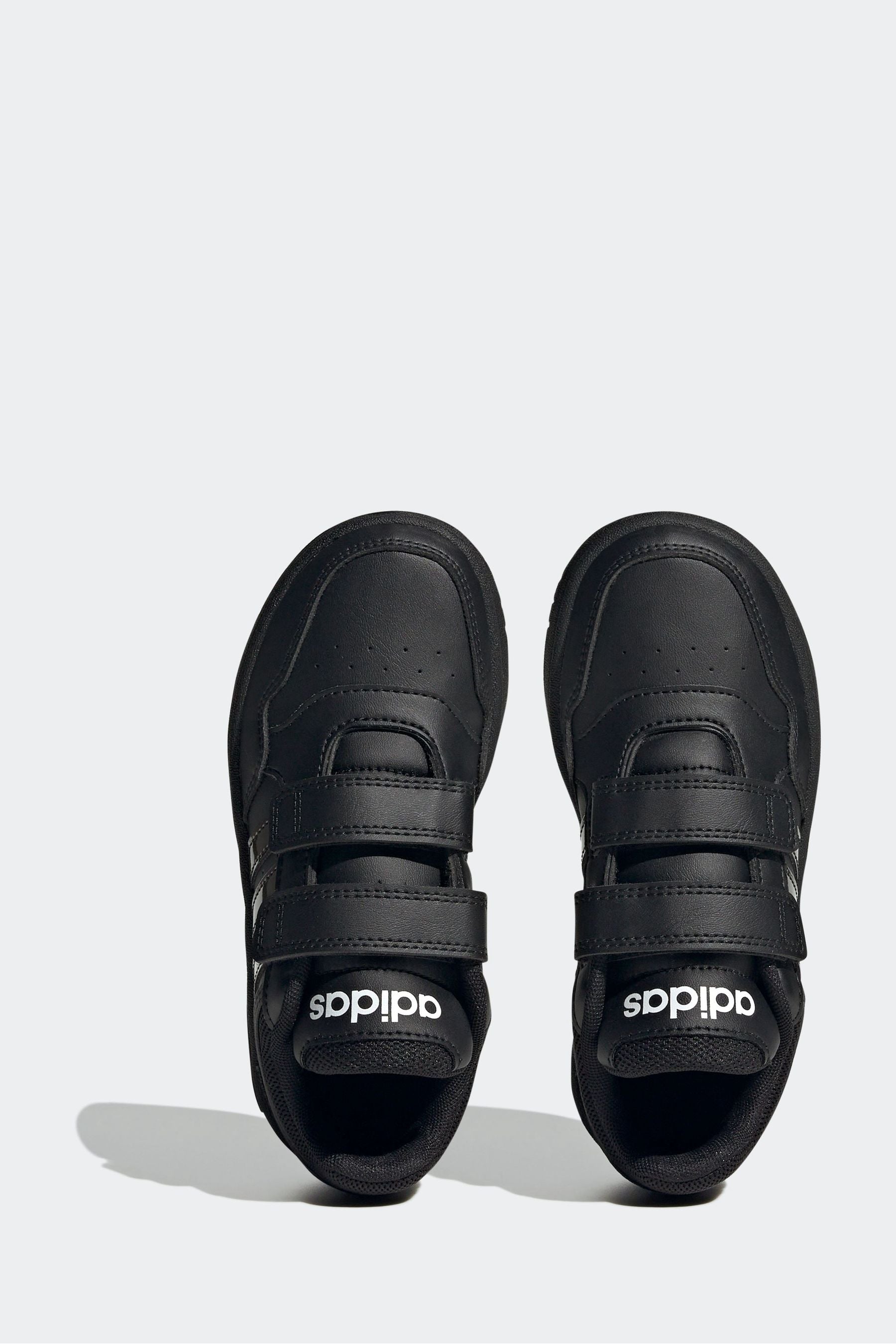 adidas Black Hoops Hook and Loop Trainers