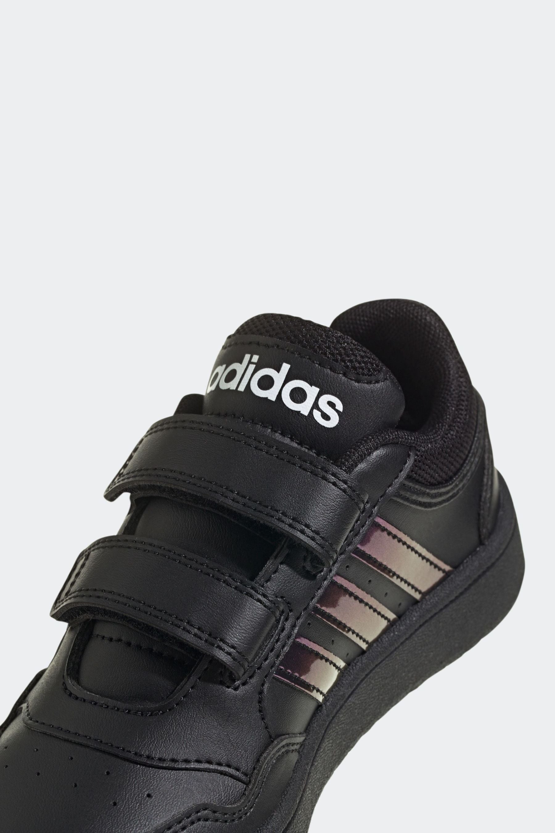 adidas Black Hoops Hook and Loop Trainers