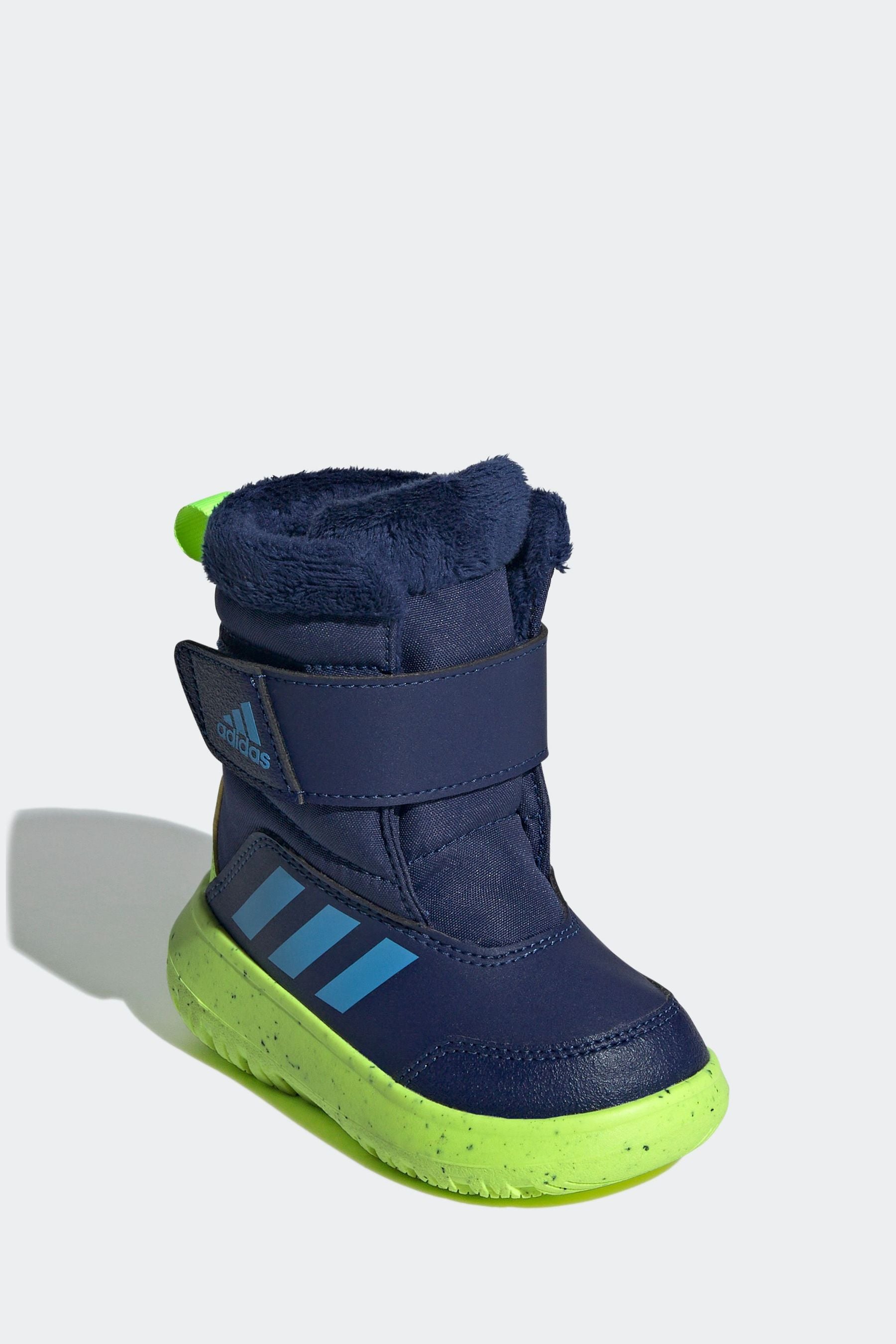 adidas Dark Blue Winterplay Trainers