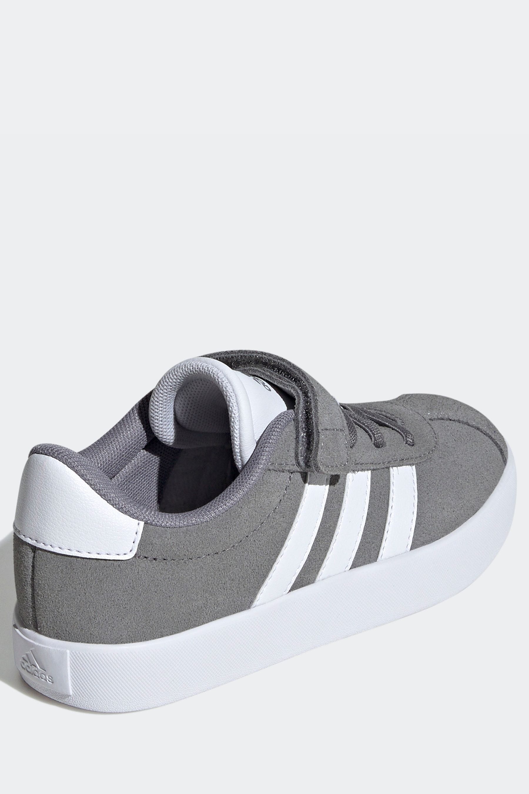 adidas Grey Kids VL Court 3.0 Trainers