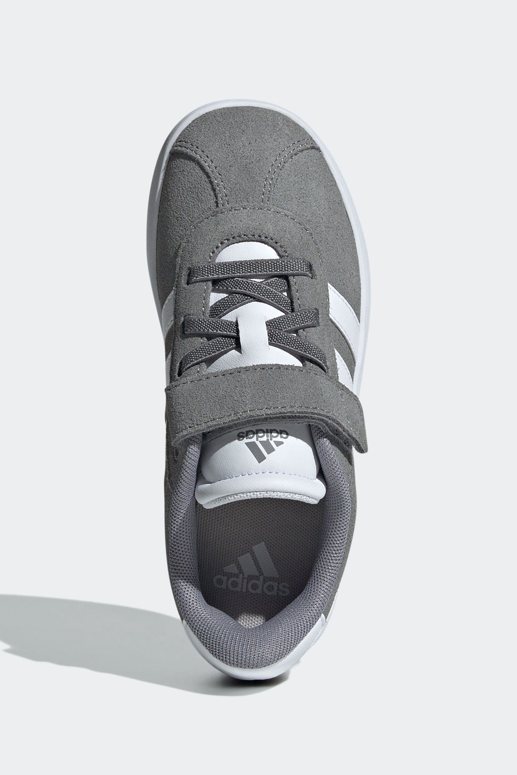 adidas Grey Kids VL Court 3.0 Trainers