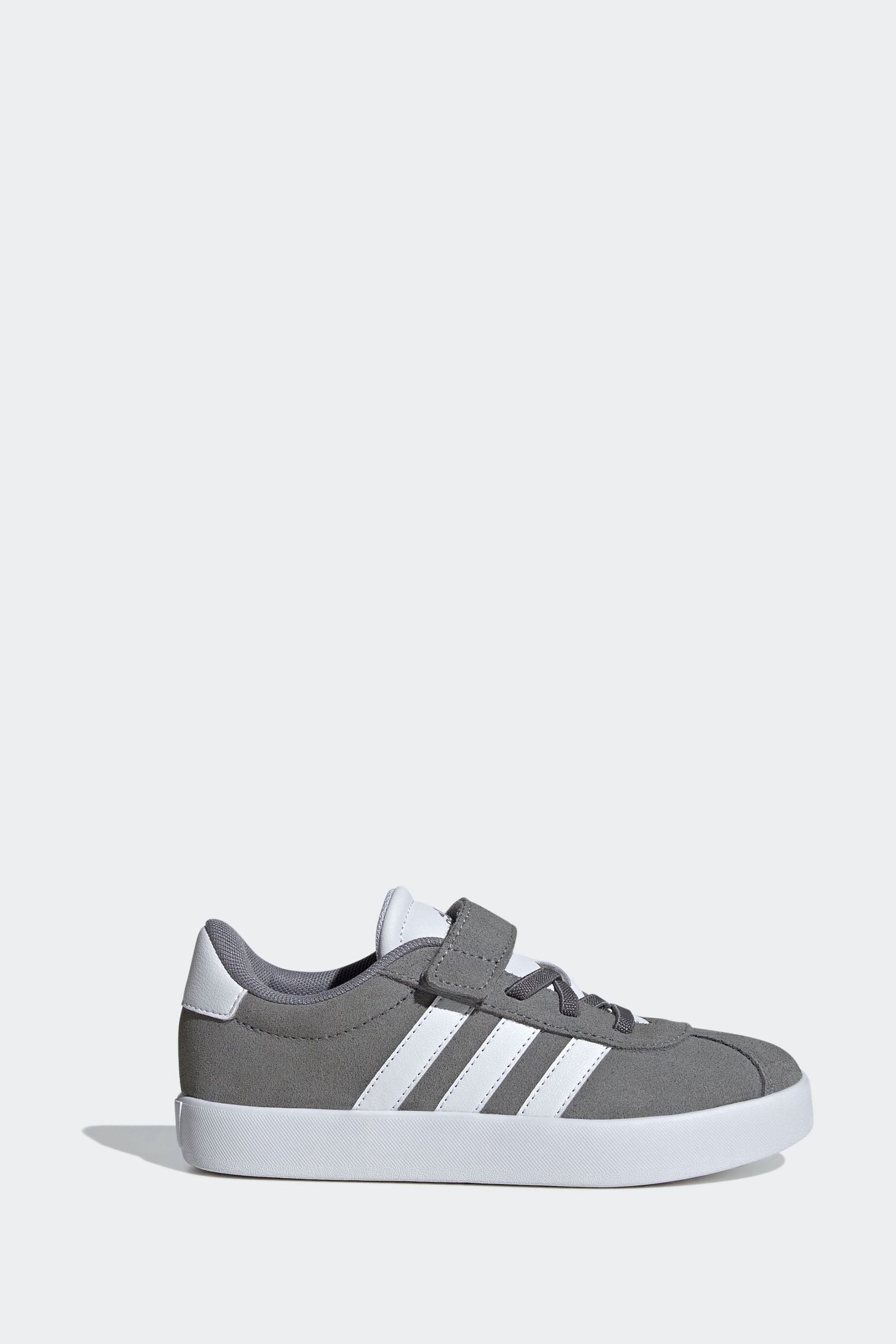 adidas Grey Kids VL Court 3.0 Trainers