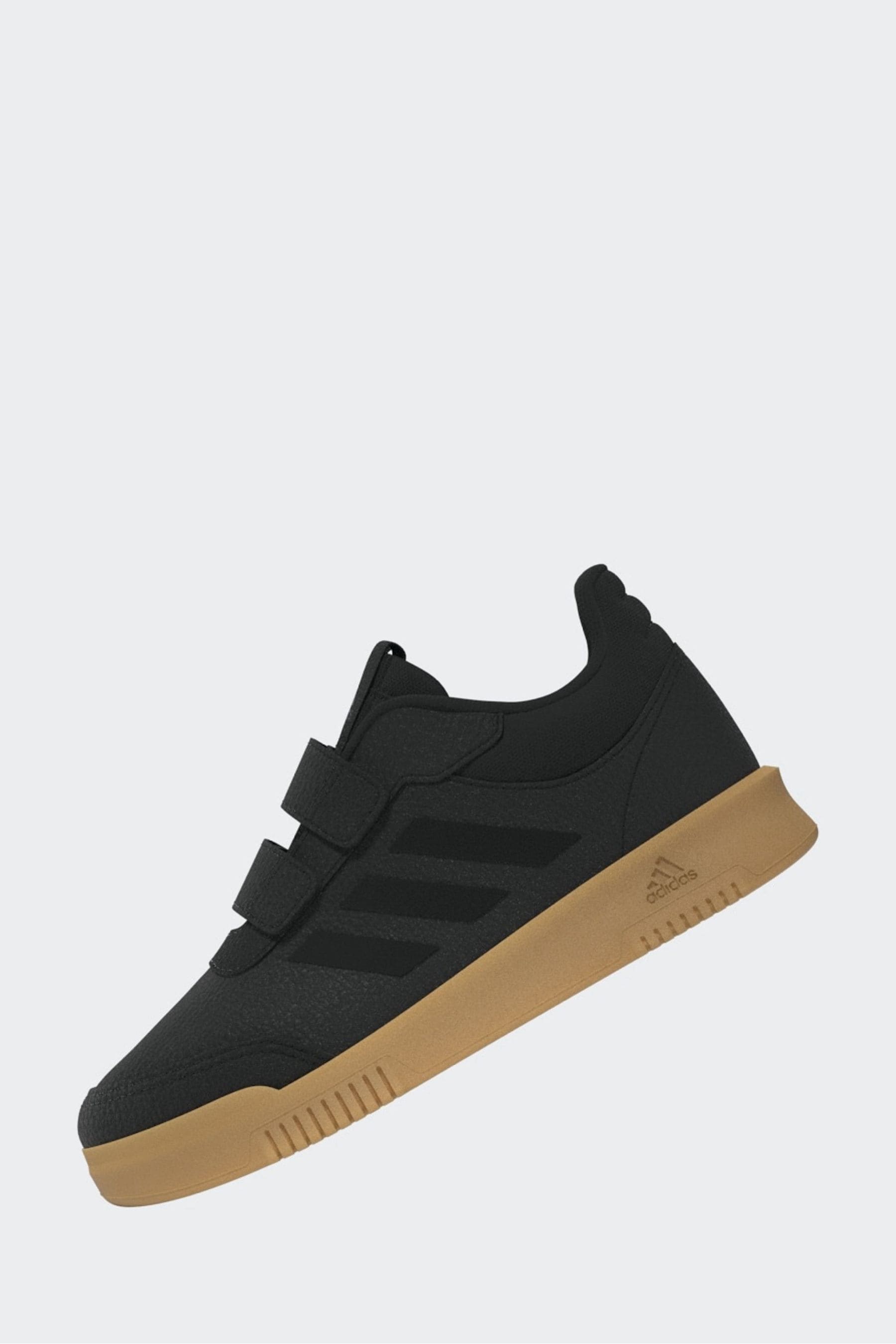 adidas Black/Tan Hook and Loop Tensaur Hook and Loop Trainers