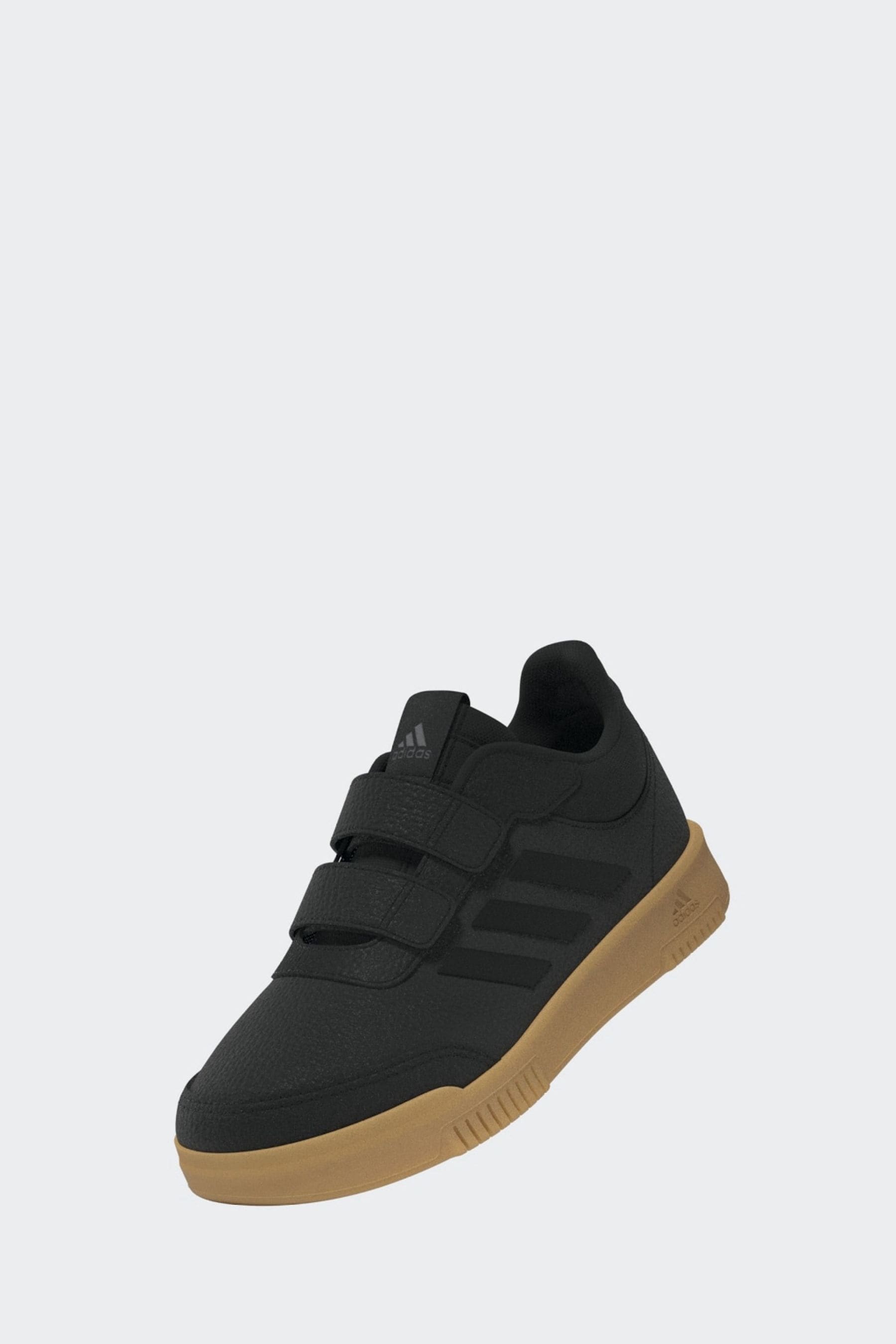 adidas Black/Tan Hook and Loop Tensaur Hook and Loop Trainers