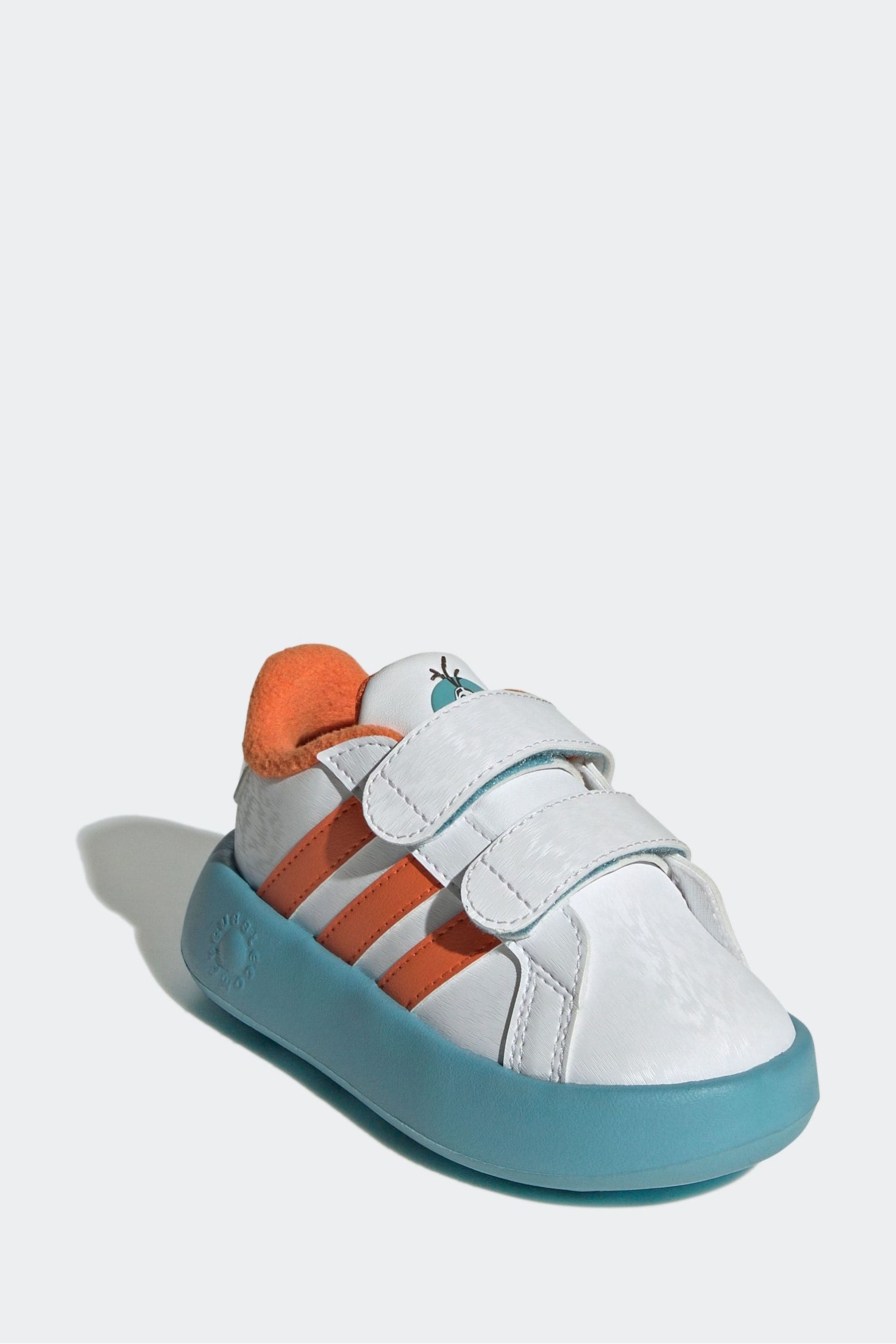 adidas White Kids Disney Olaf Grand Court 2.0 Shoes