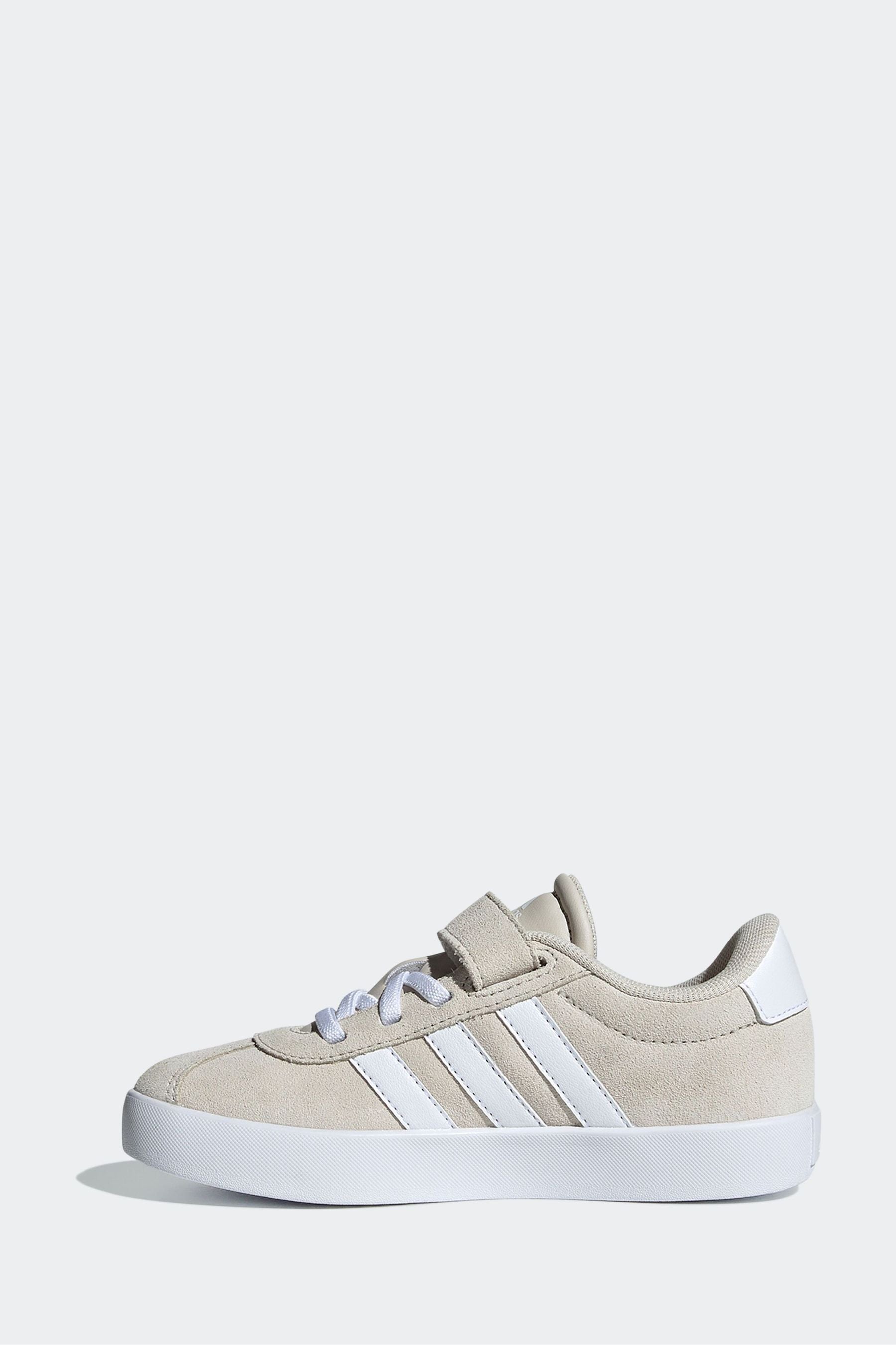 adidas Brown Kids VL Court 3.0 Trainers