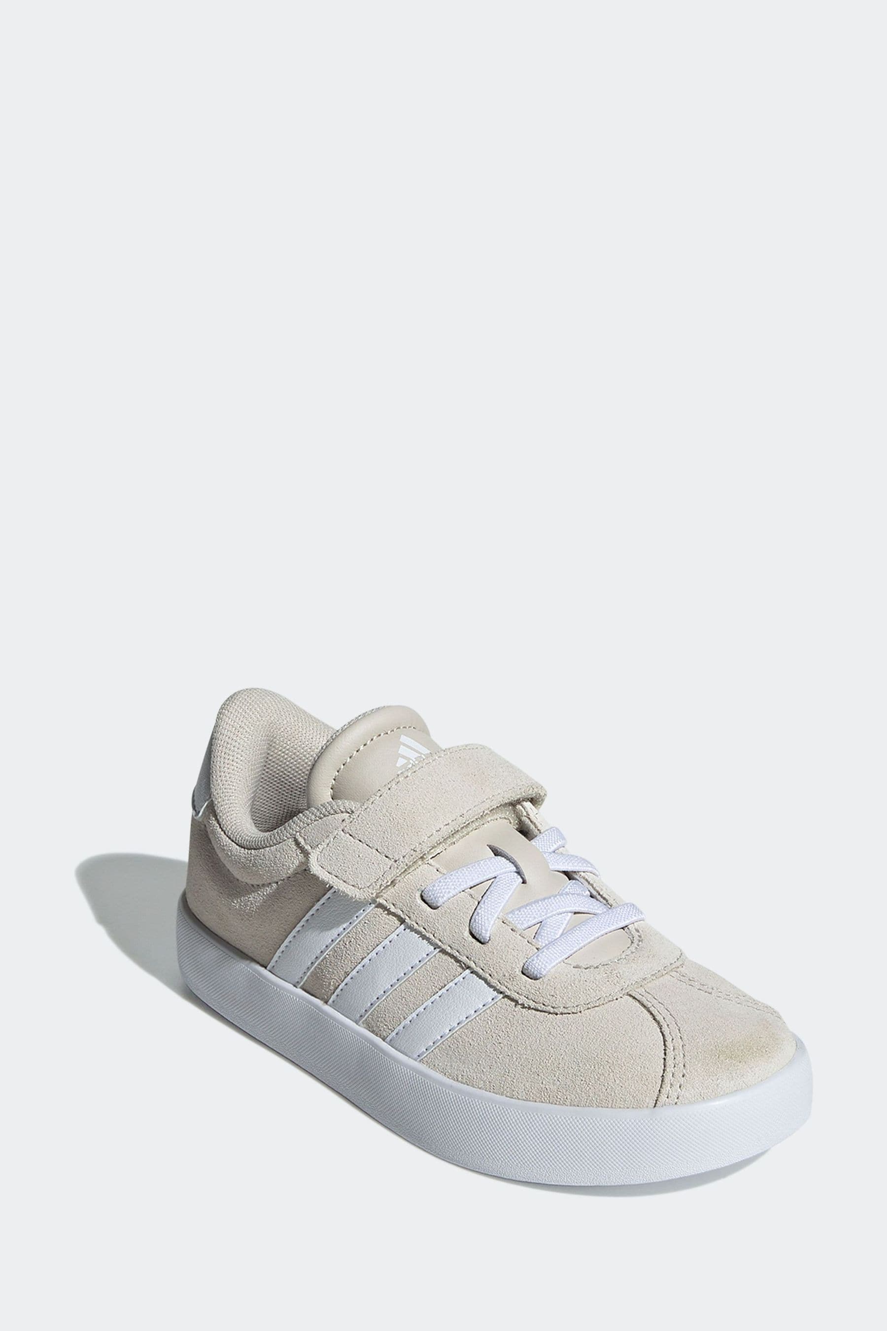 adidas Brown Kids VL Court 3.0 Trainers