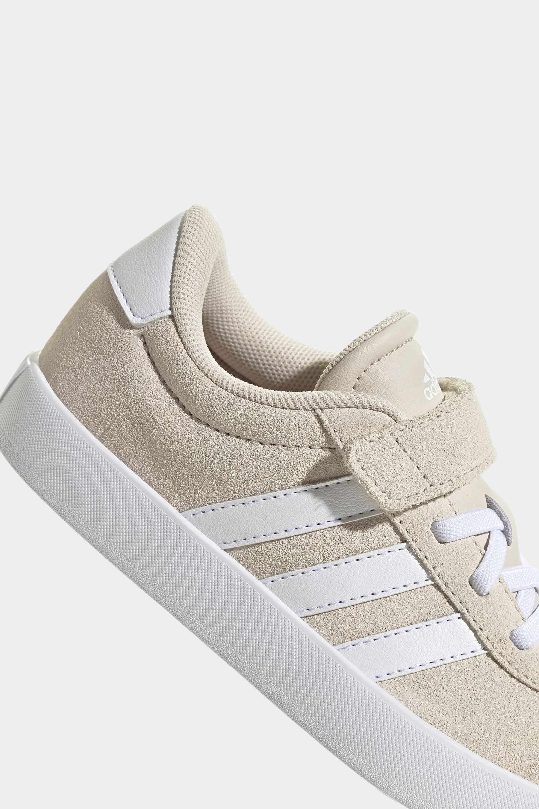 adidas Brown Kids VL Court 3.0 Skateboarding Shoes