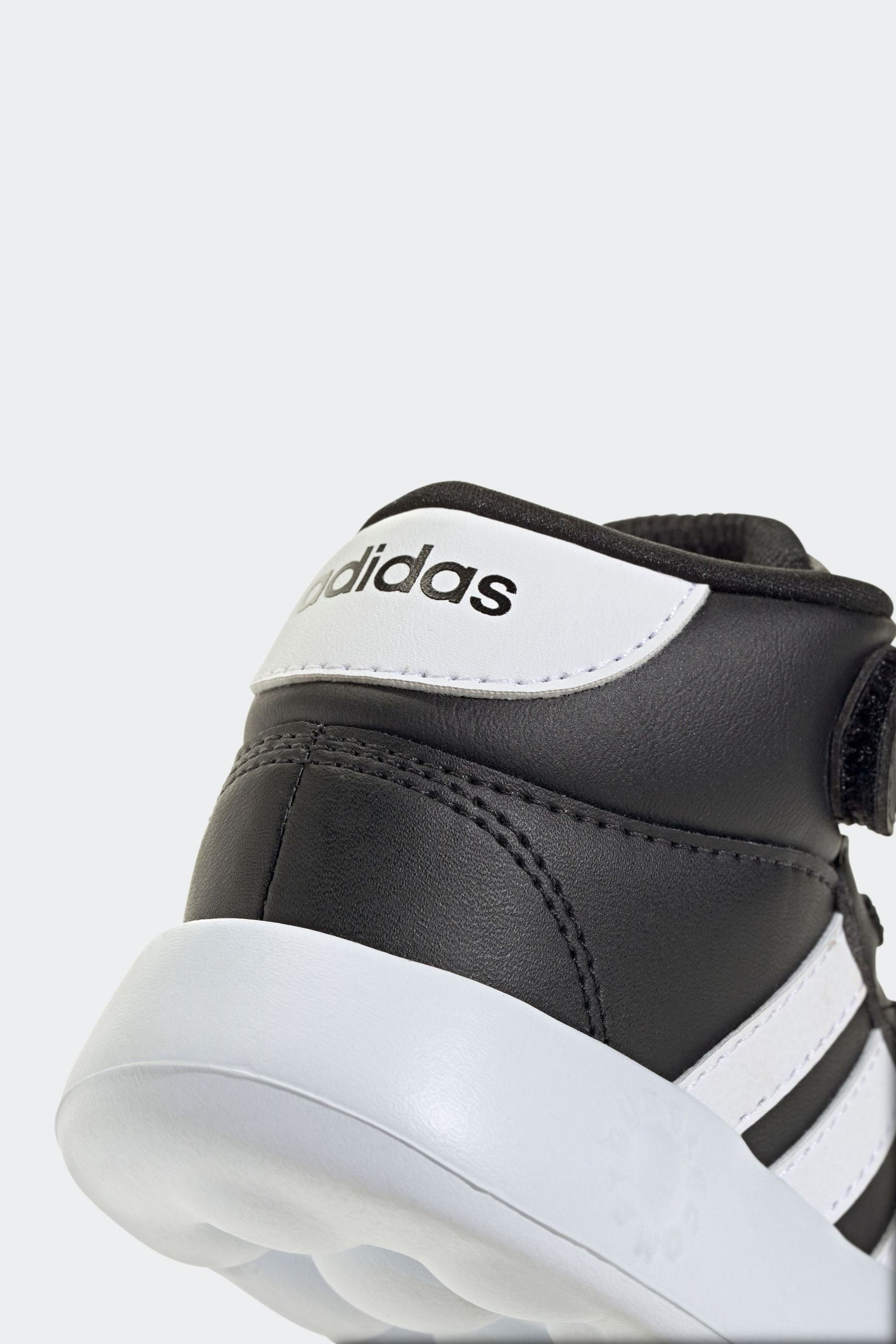 adidas Black Grand Court Mid Trainers