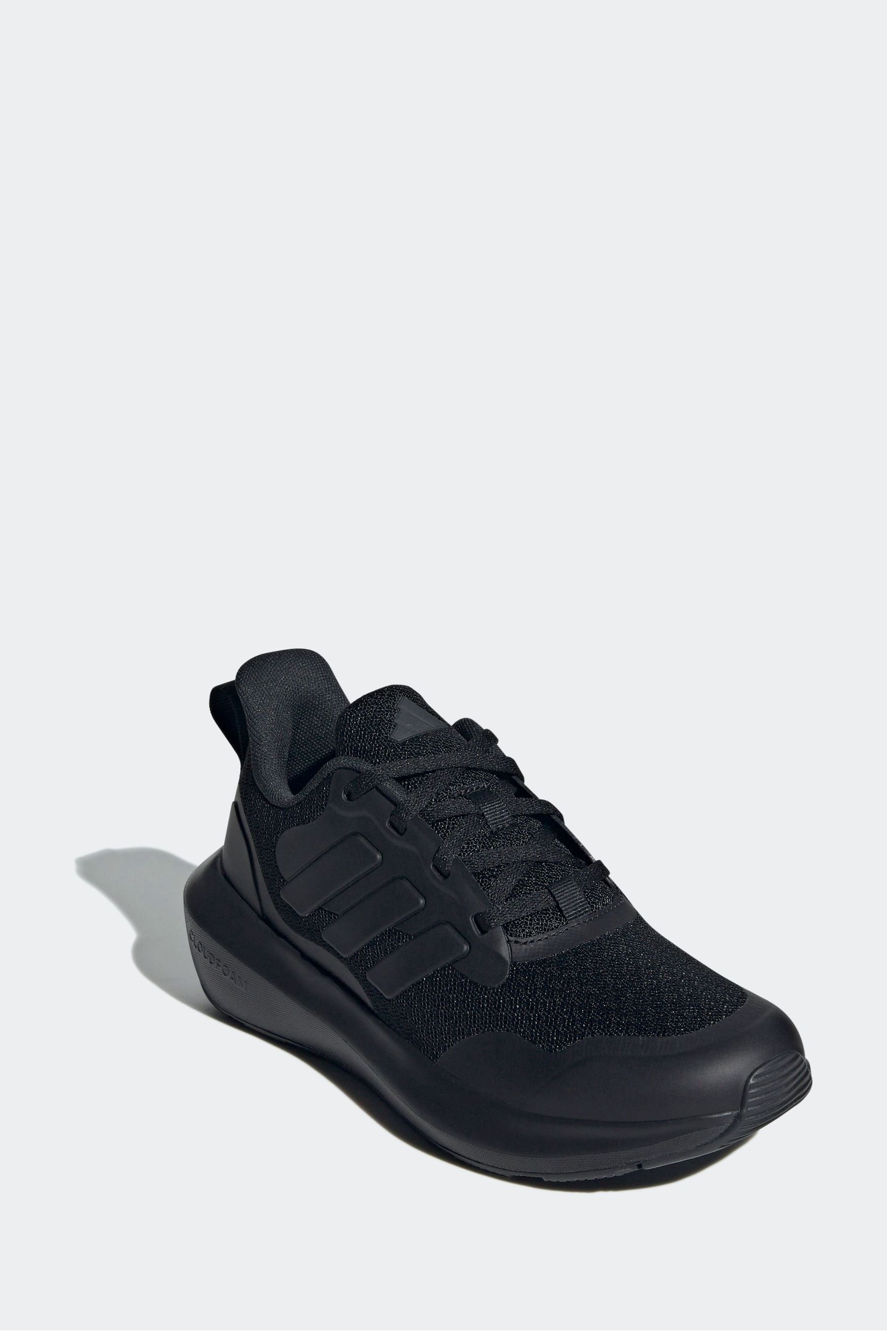 adidas Dark Black Kids Fortarun 3.0 Trainers