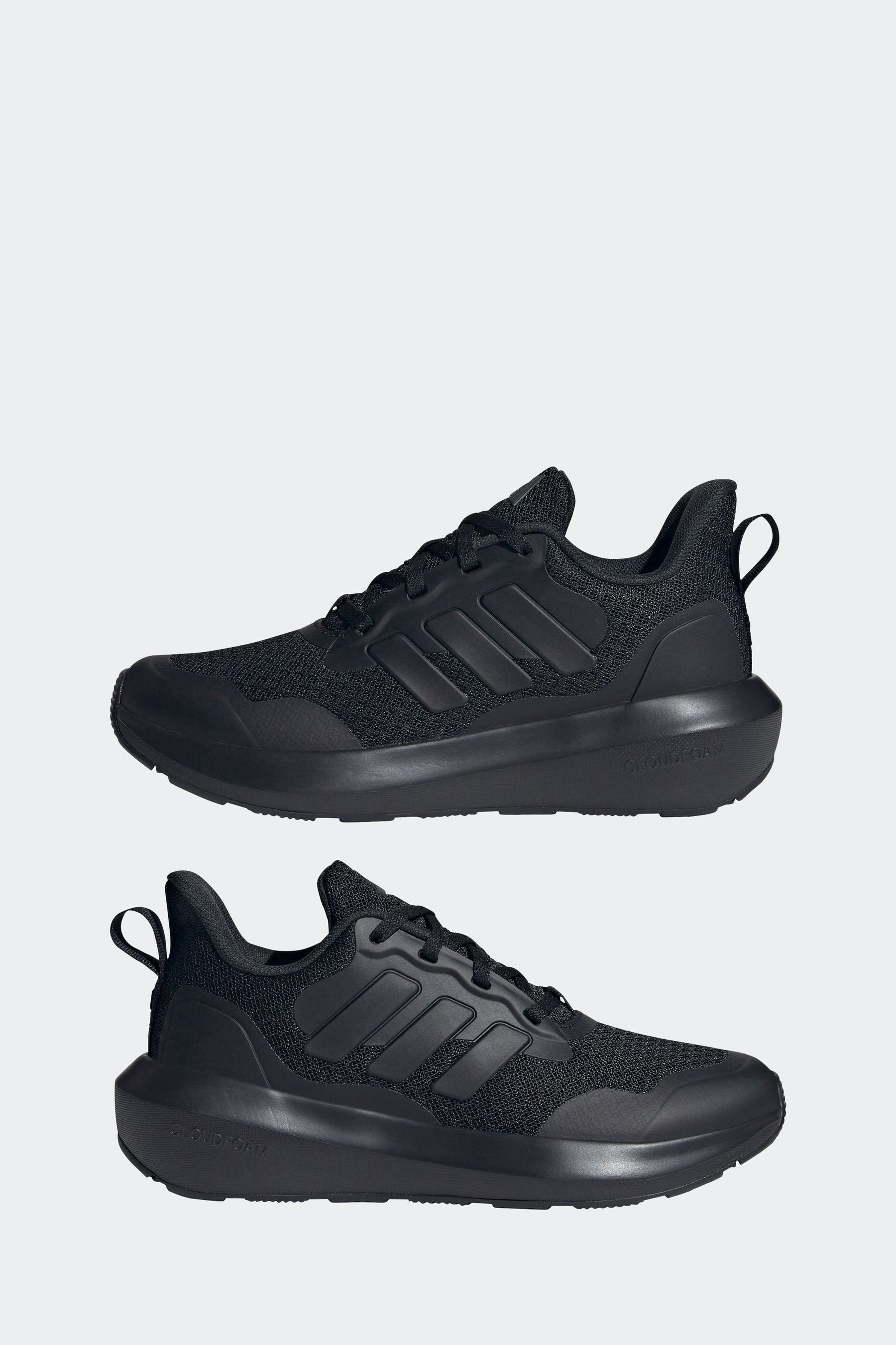 adidas Dark Black Kids Fortarun 3.0 Trainers