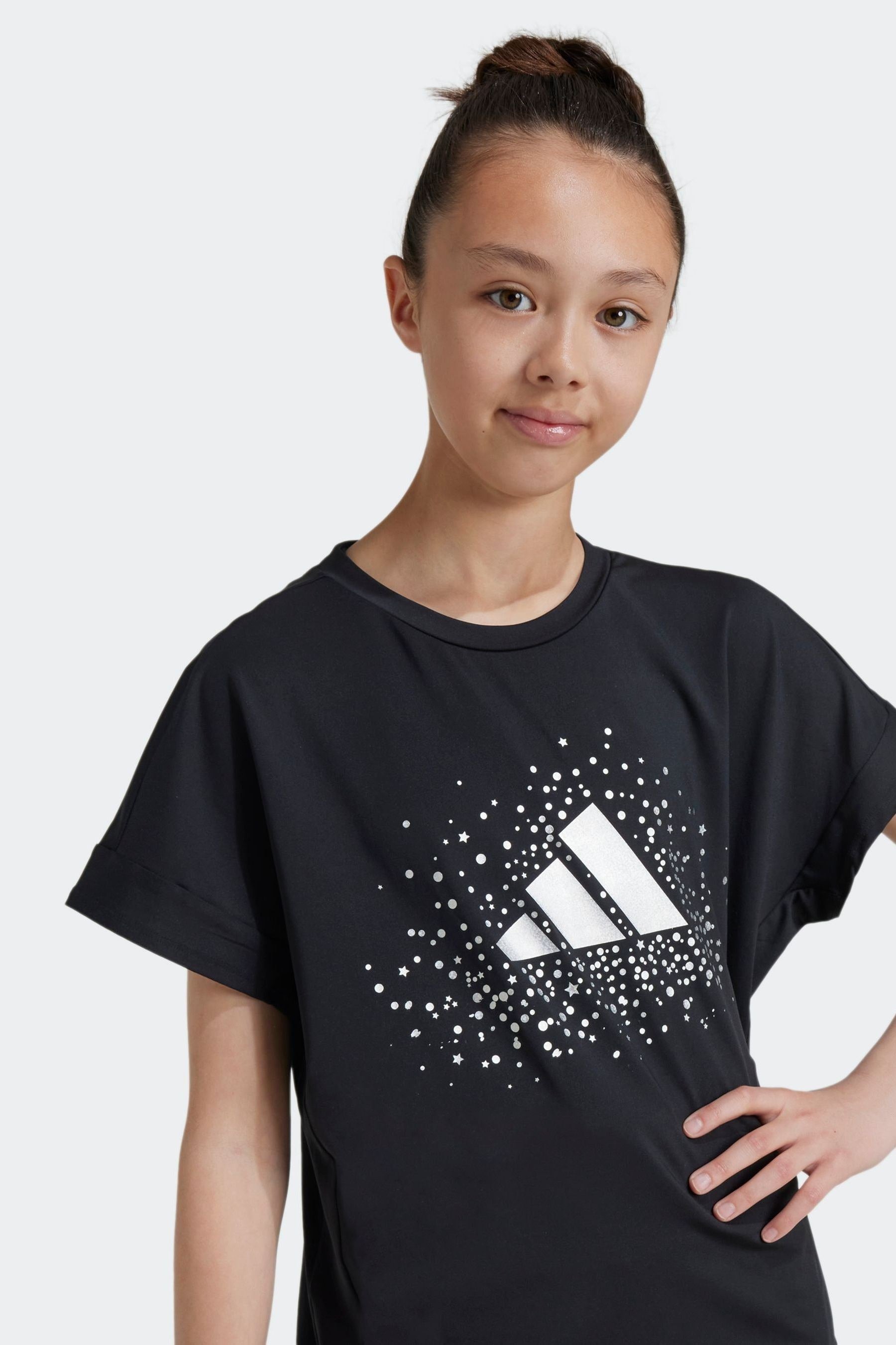 adidas Black Kids Winter T-Shirt