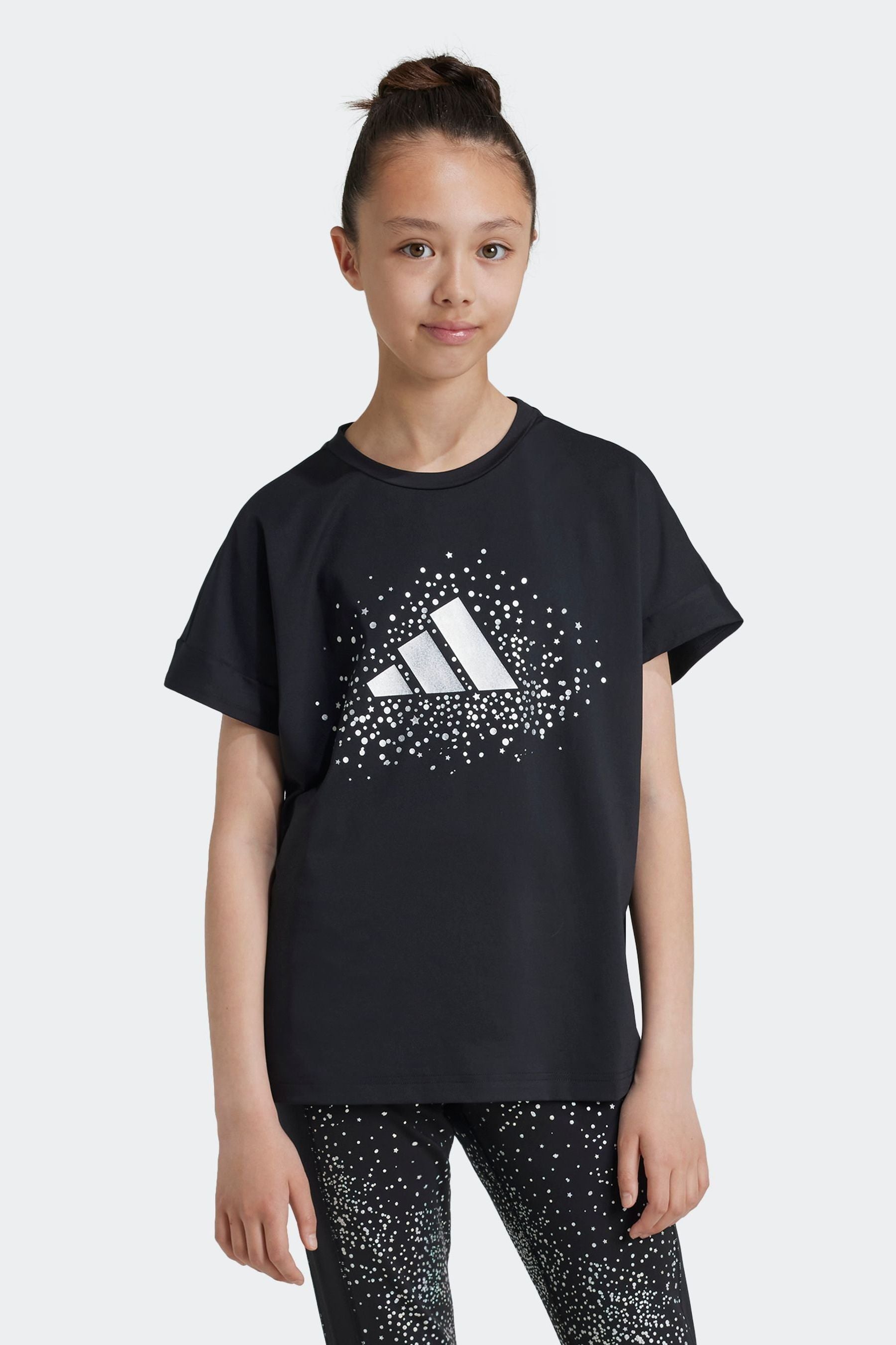 adidas Black Kids Winter T-Shirt