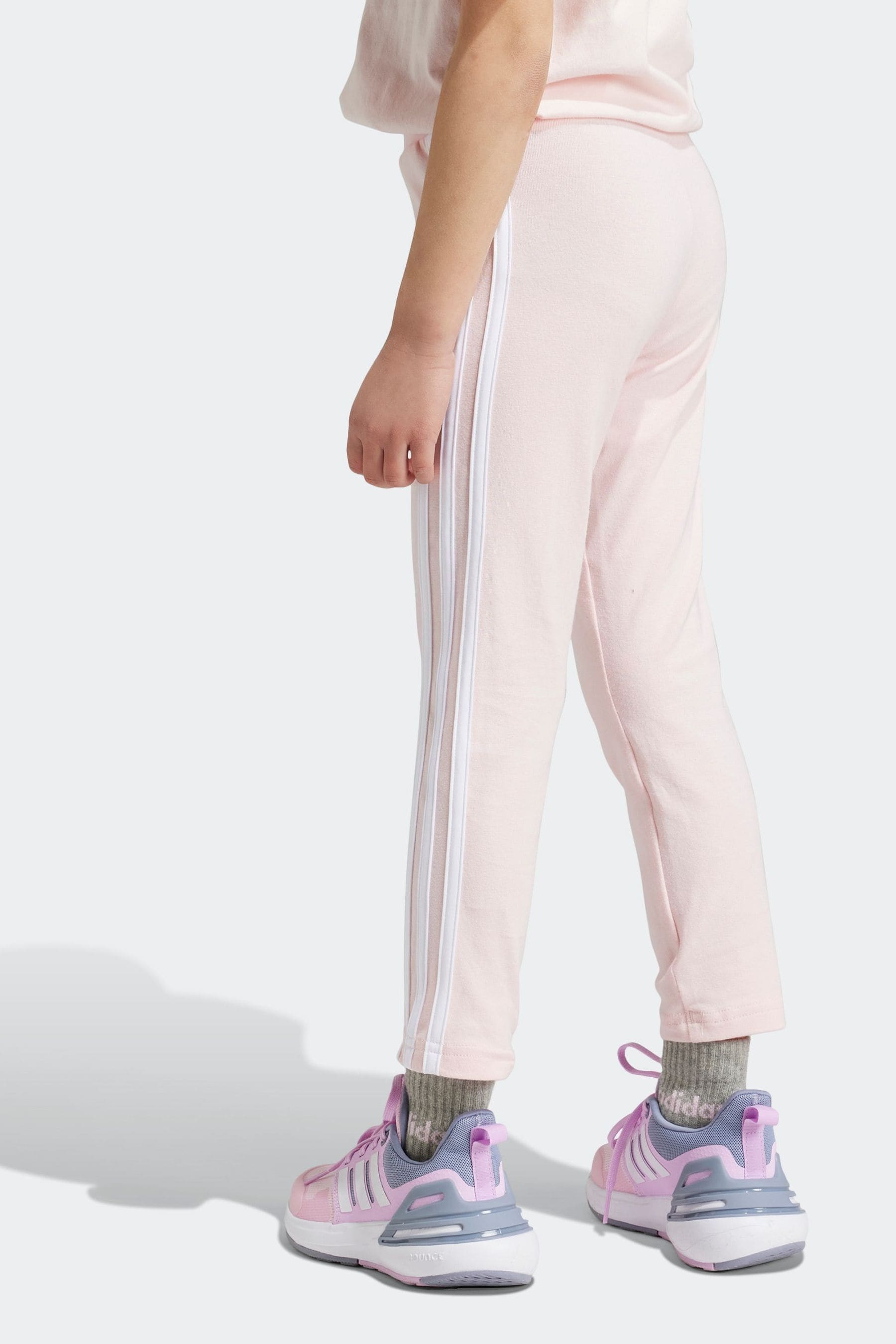 adidas Pink Sportswear Essentials 3-Stripes Leggings