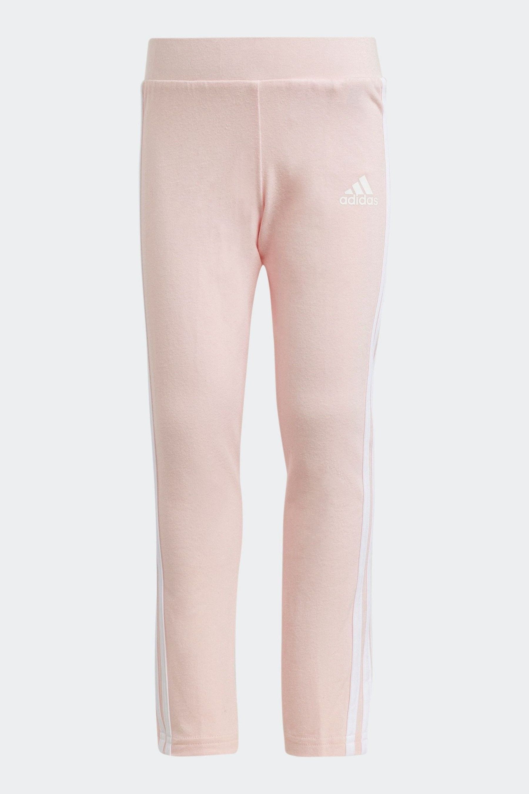 adidas Pink Sportswear Essentials 3-Stripes Leggings