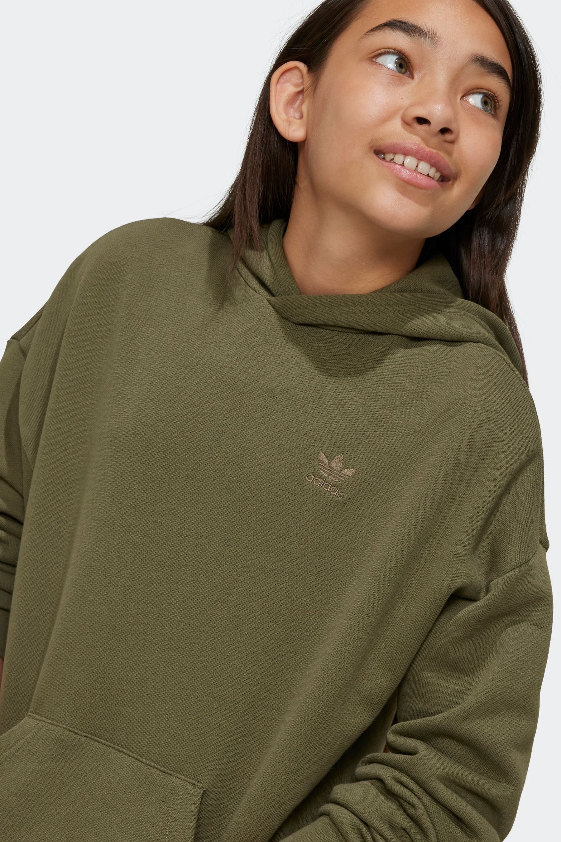 adidas Green Kids Originals 100% Cotton Hoodie