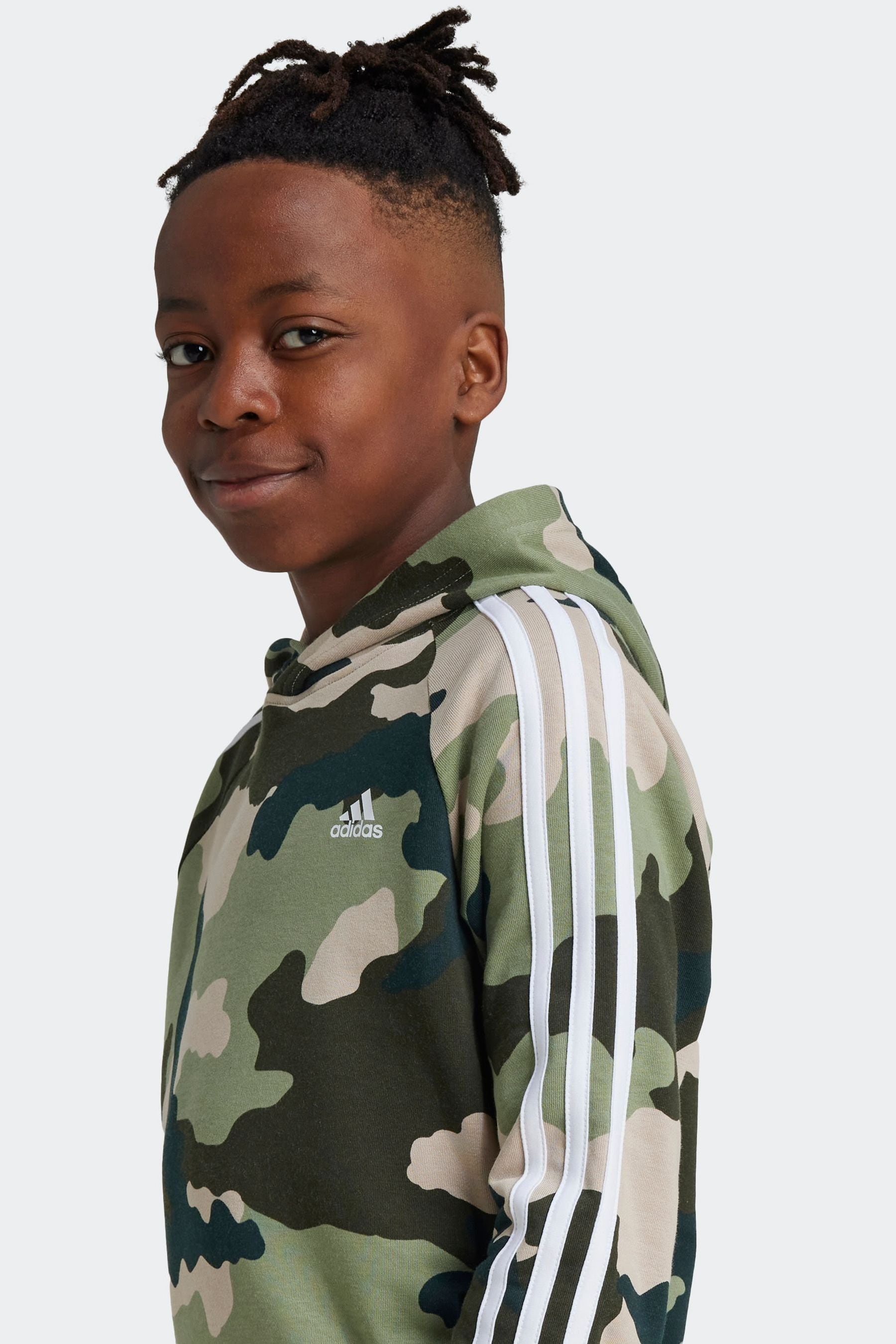 adidas Green Camo Hoodie