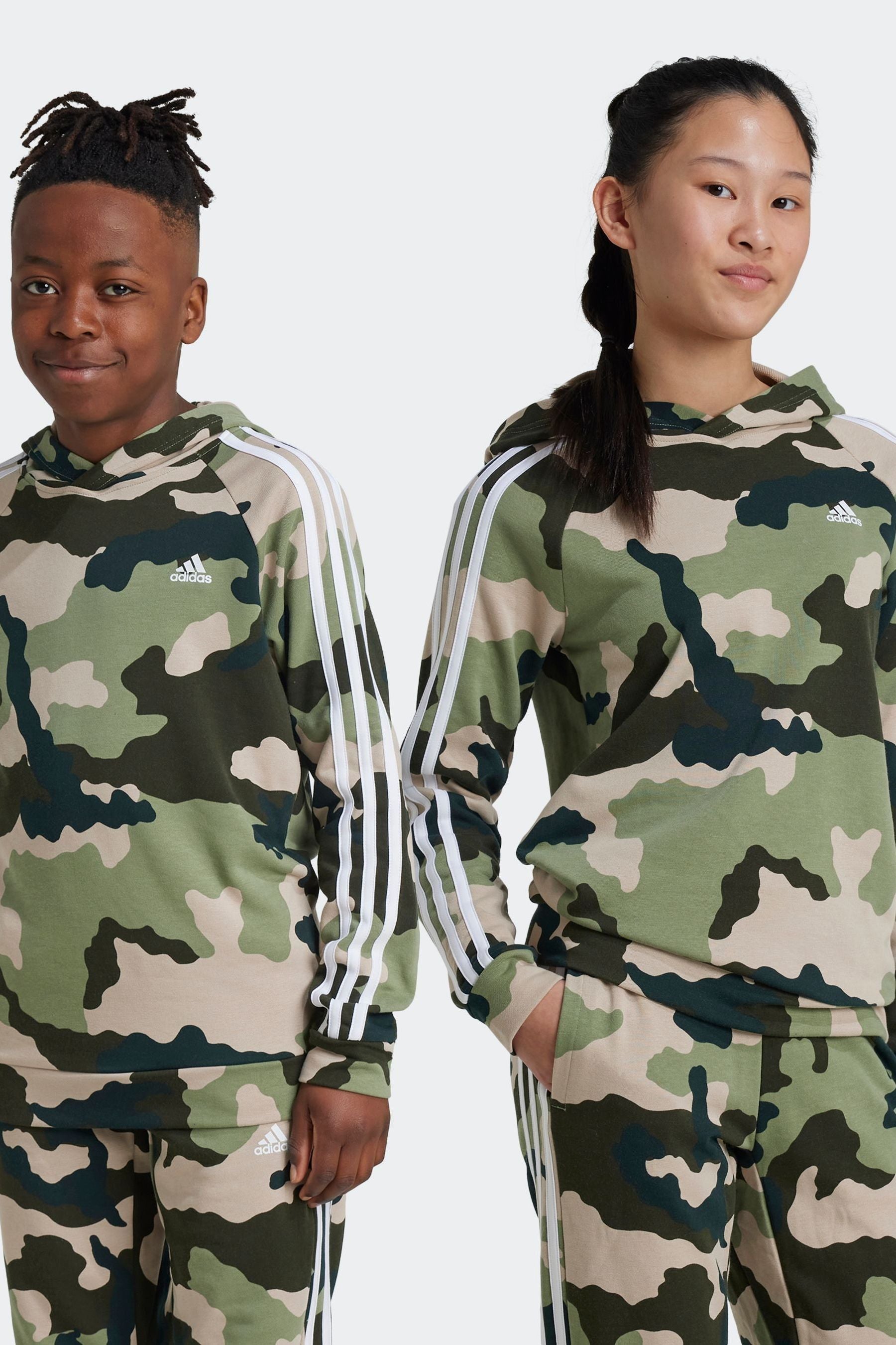 adidas Green Camo Hoodie