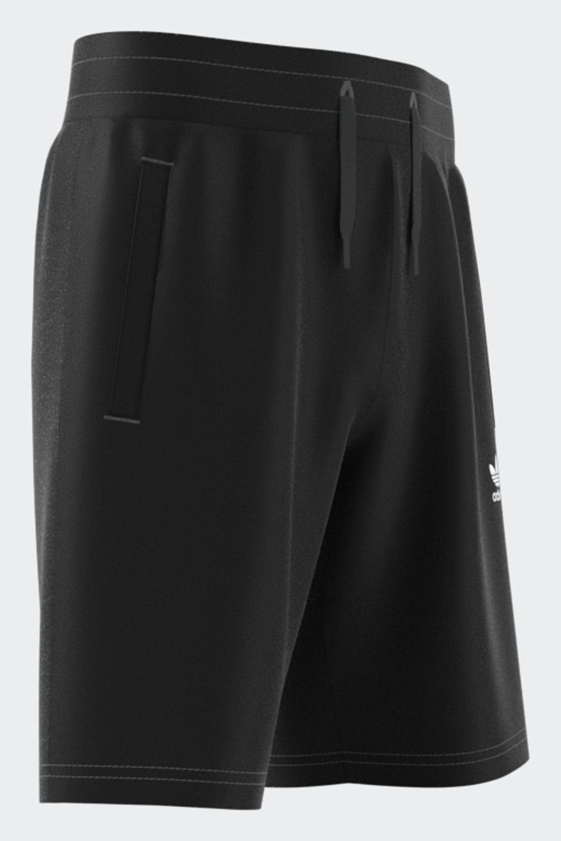 adidas originals Black Small Trefoil Logo Shorts